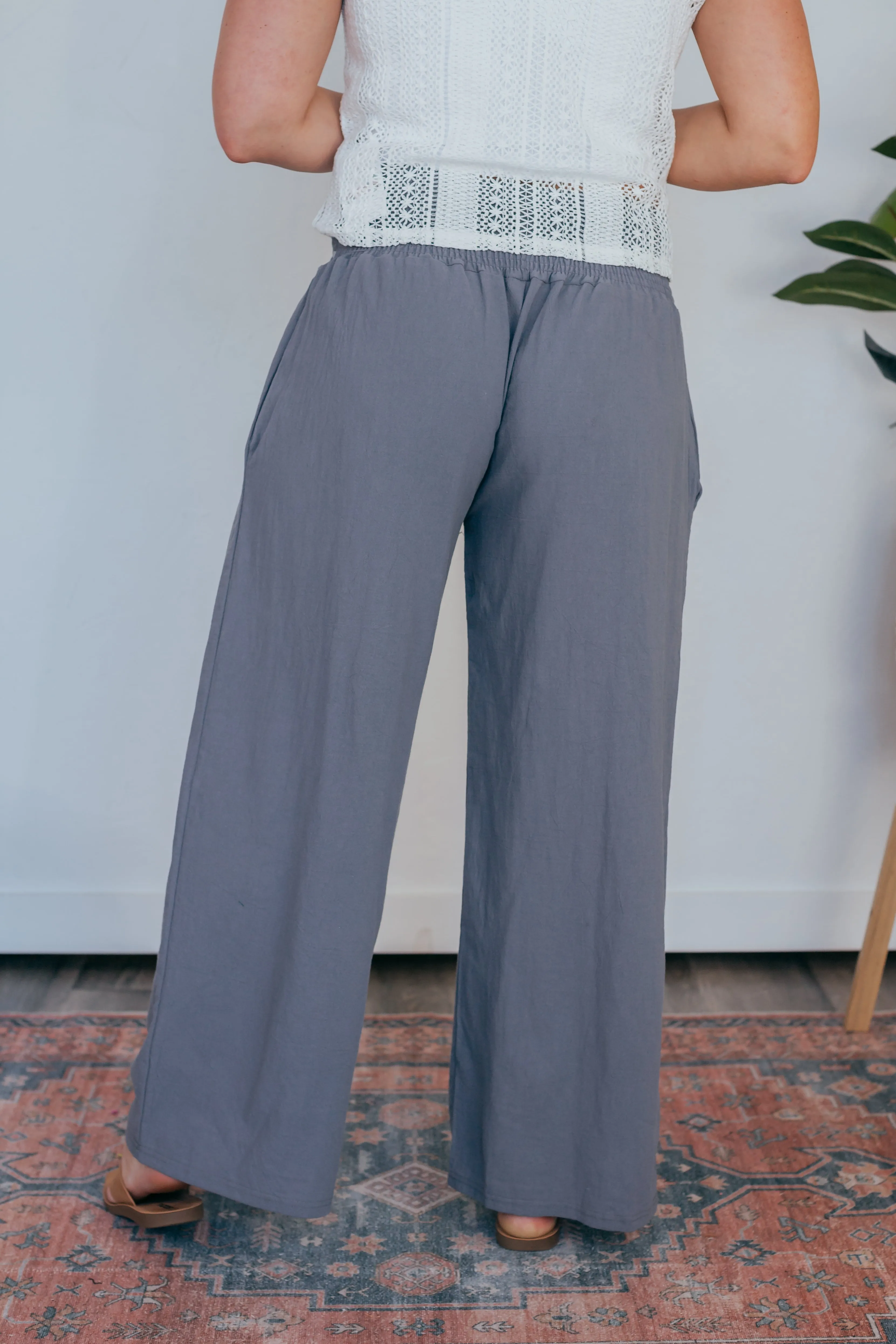 Kim Smocked Pants - 2 Colors