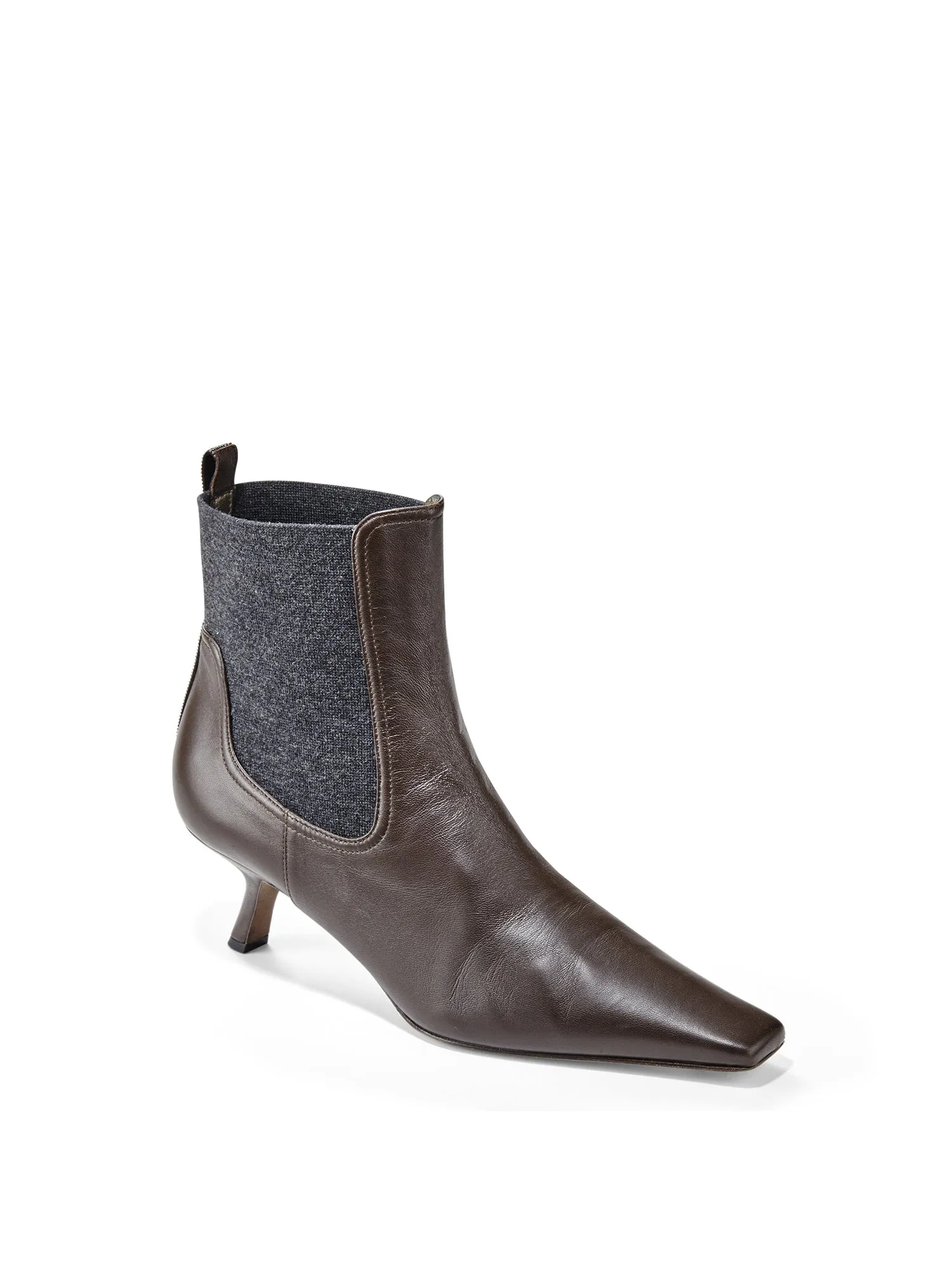 Kitten Heel Chelsea Boot