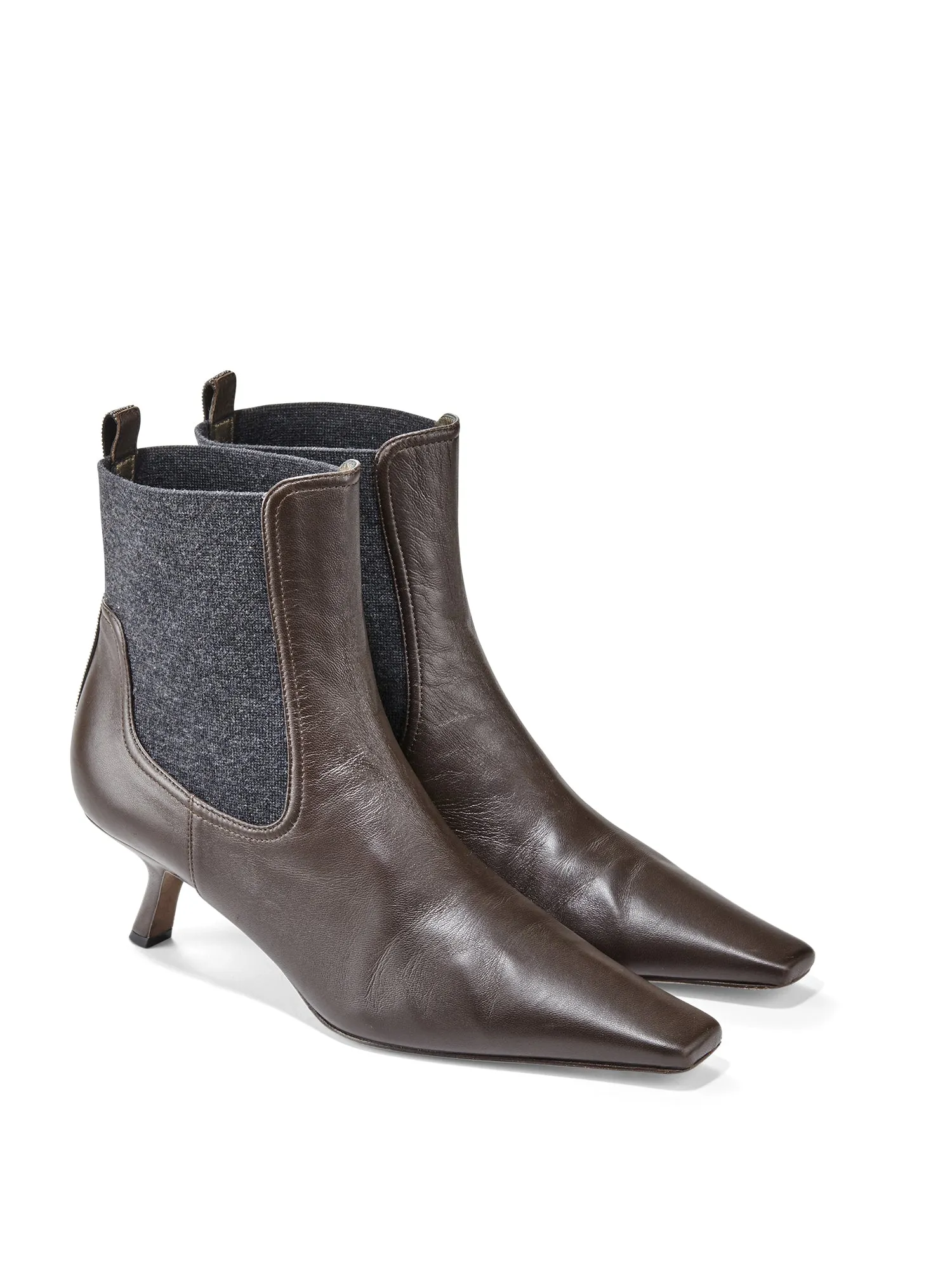 Kitten Heel Chelsea Boot