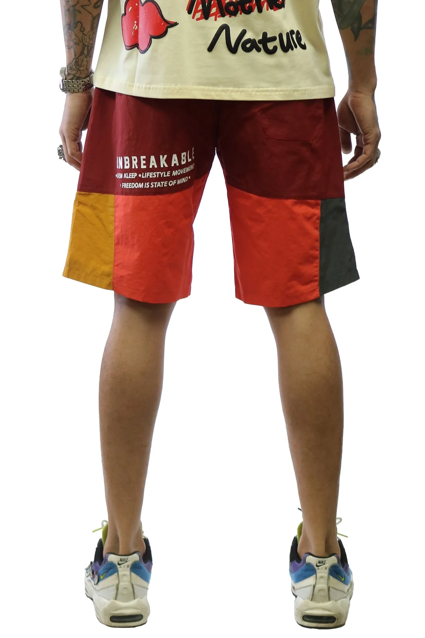 KLEEP Conte Men's Colorful Nylon Short Pants