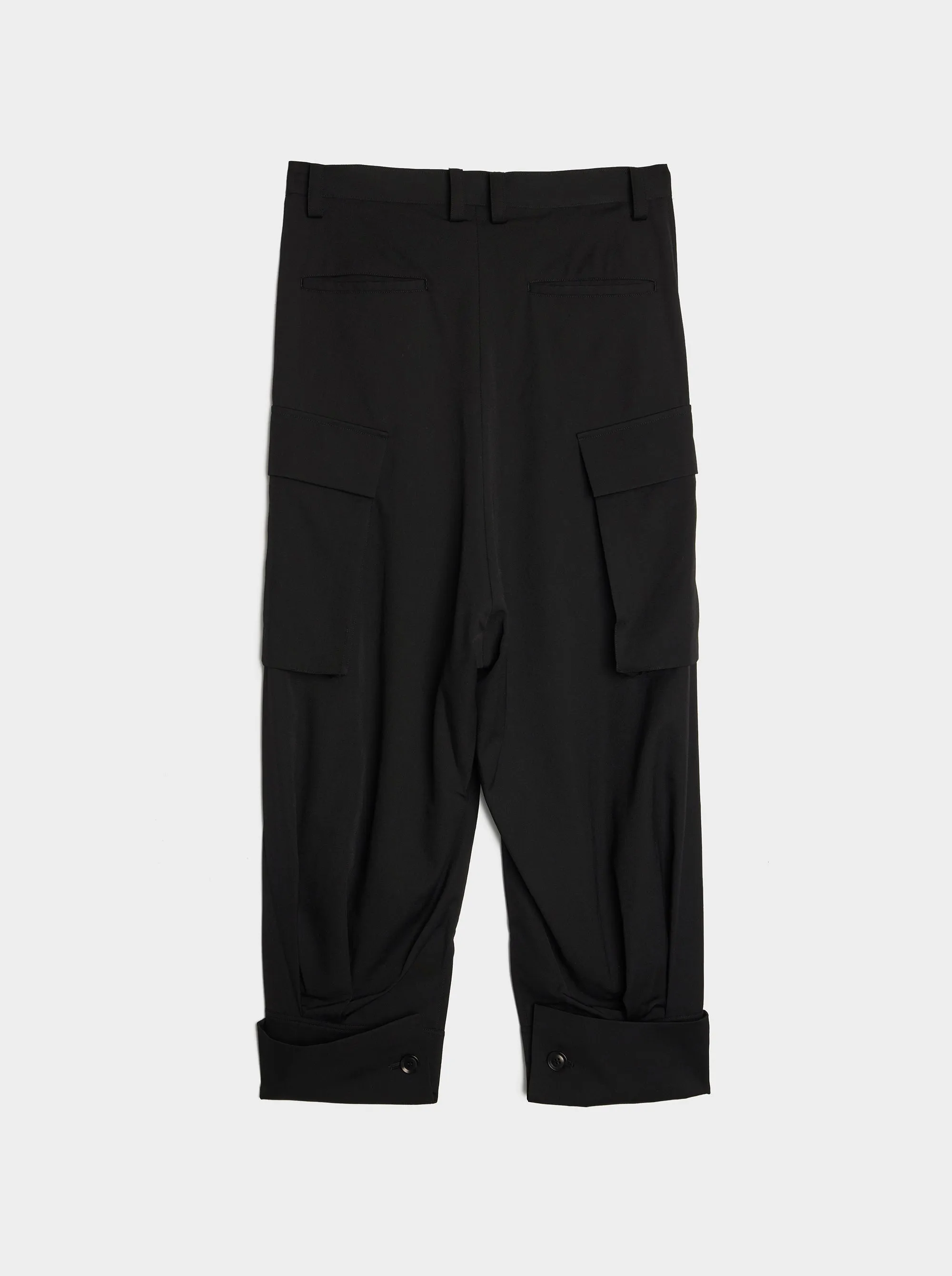 Ko-Hem Cuffs Cargo Pant, Black