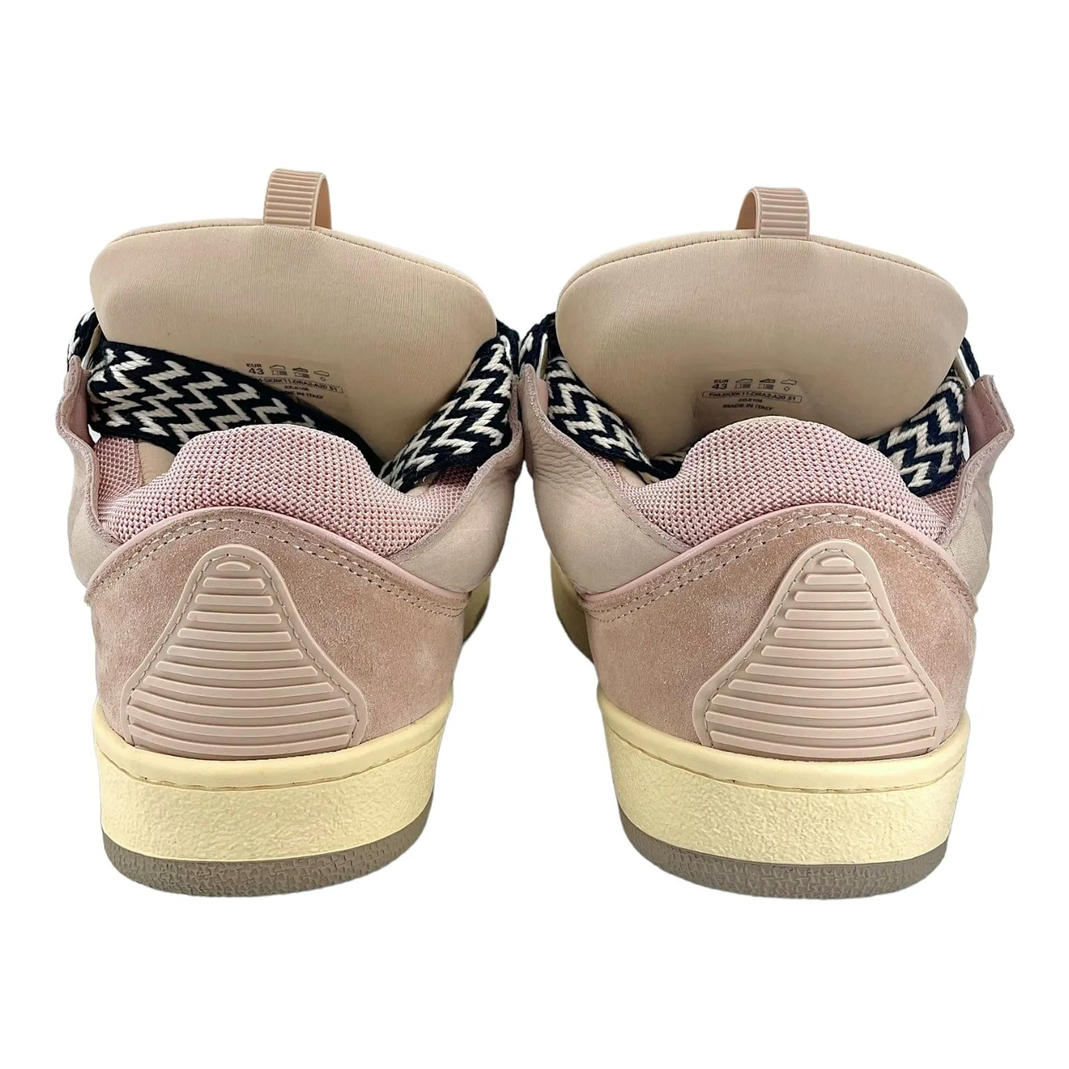 Lanvin Leather Curb Sneaker Pale Pink Pre-Owned