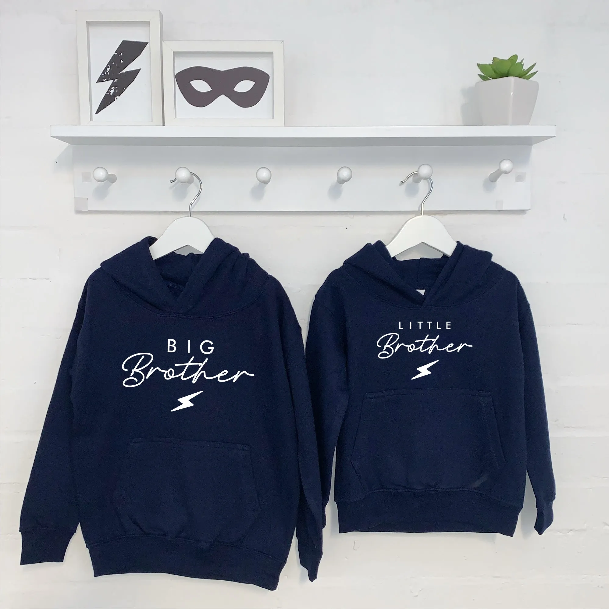 Lightning Bolt Brothers And Sisters Hoodie Set