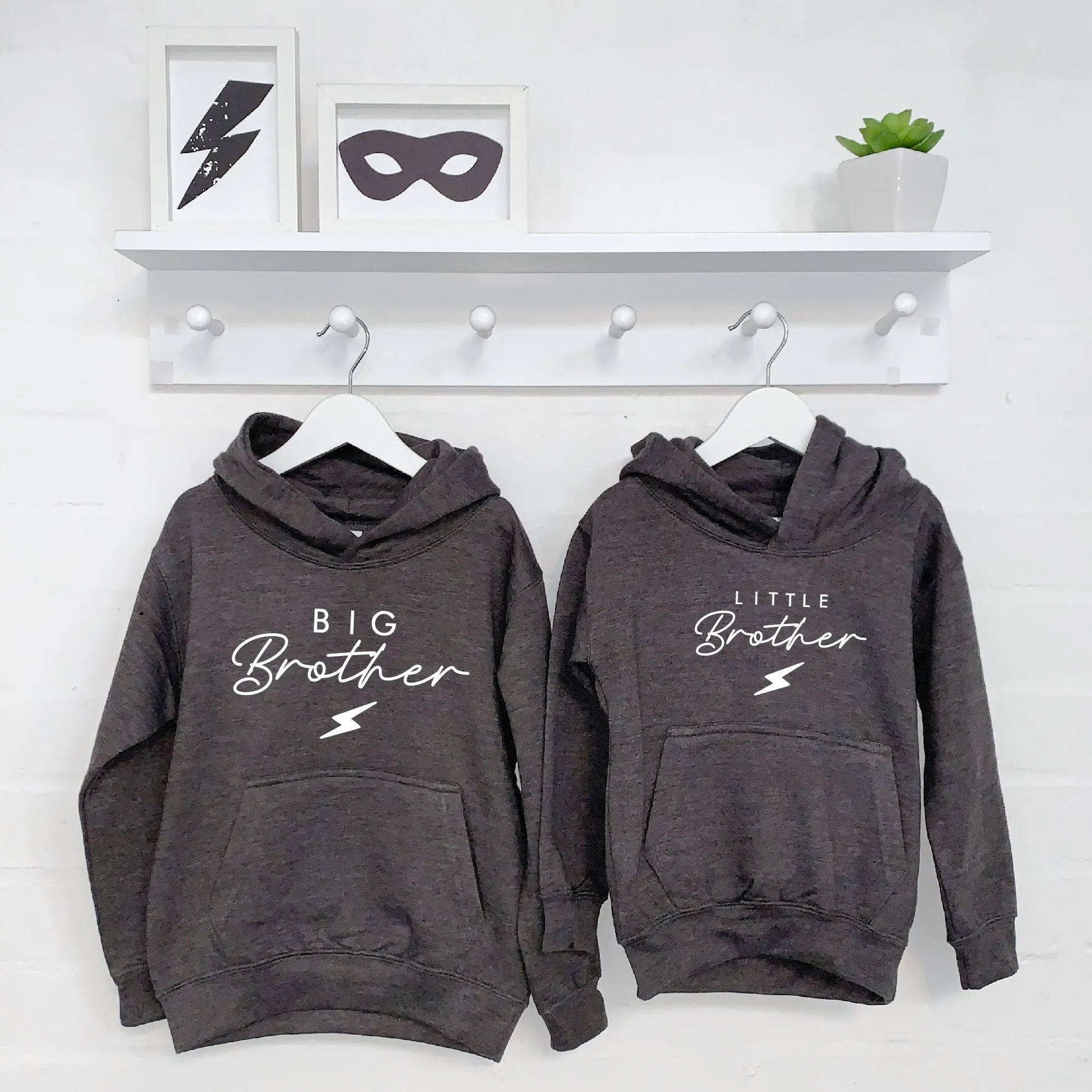 Lightning Bolt Brothers And Sisters Hoodie Set