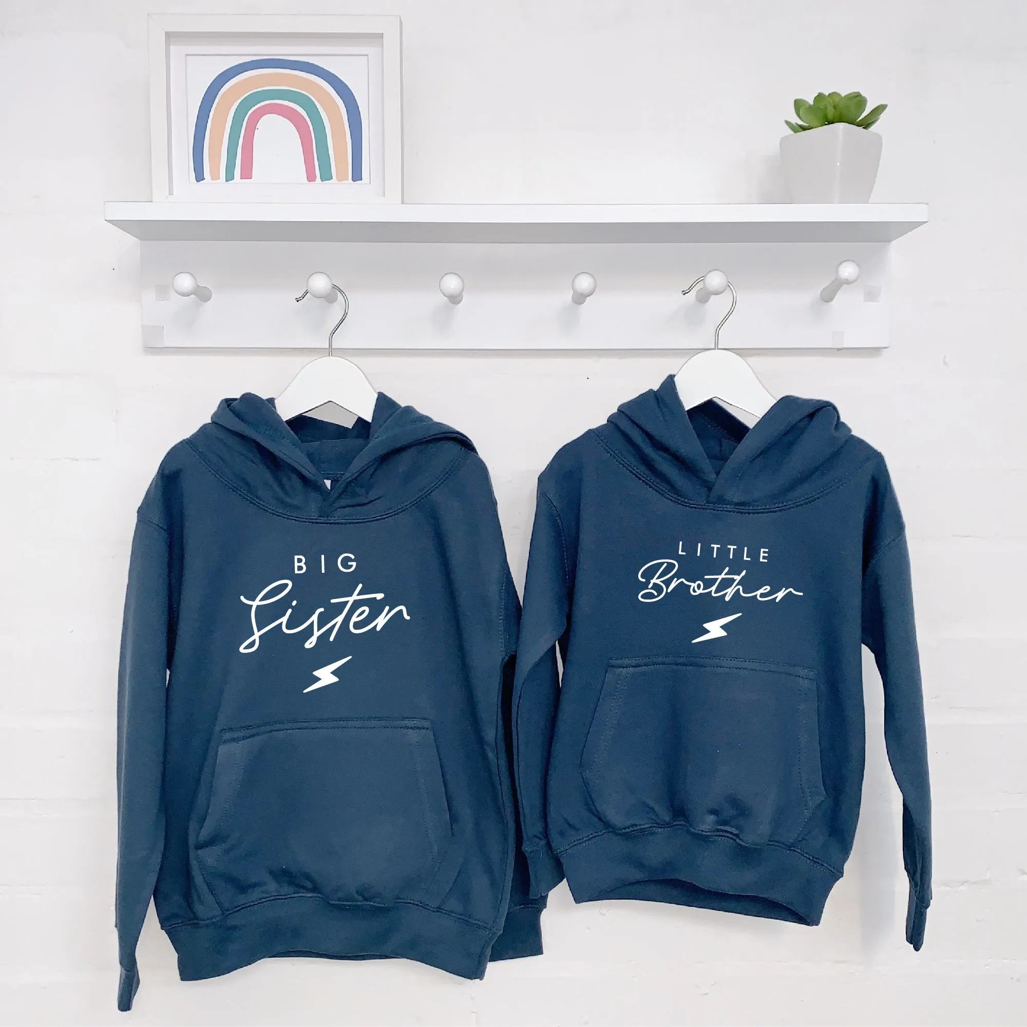 Lightning Bolt Brothers And Sisters Hoodie Set