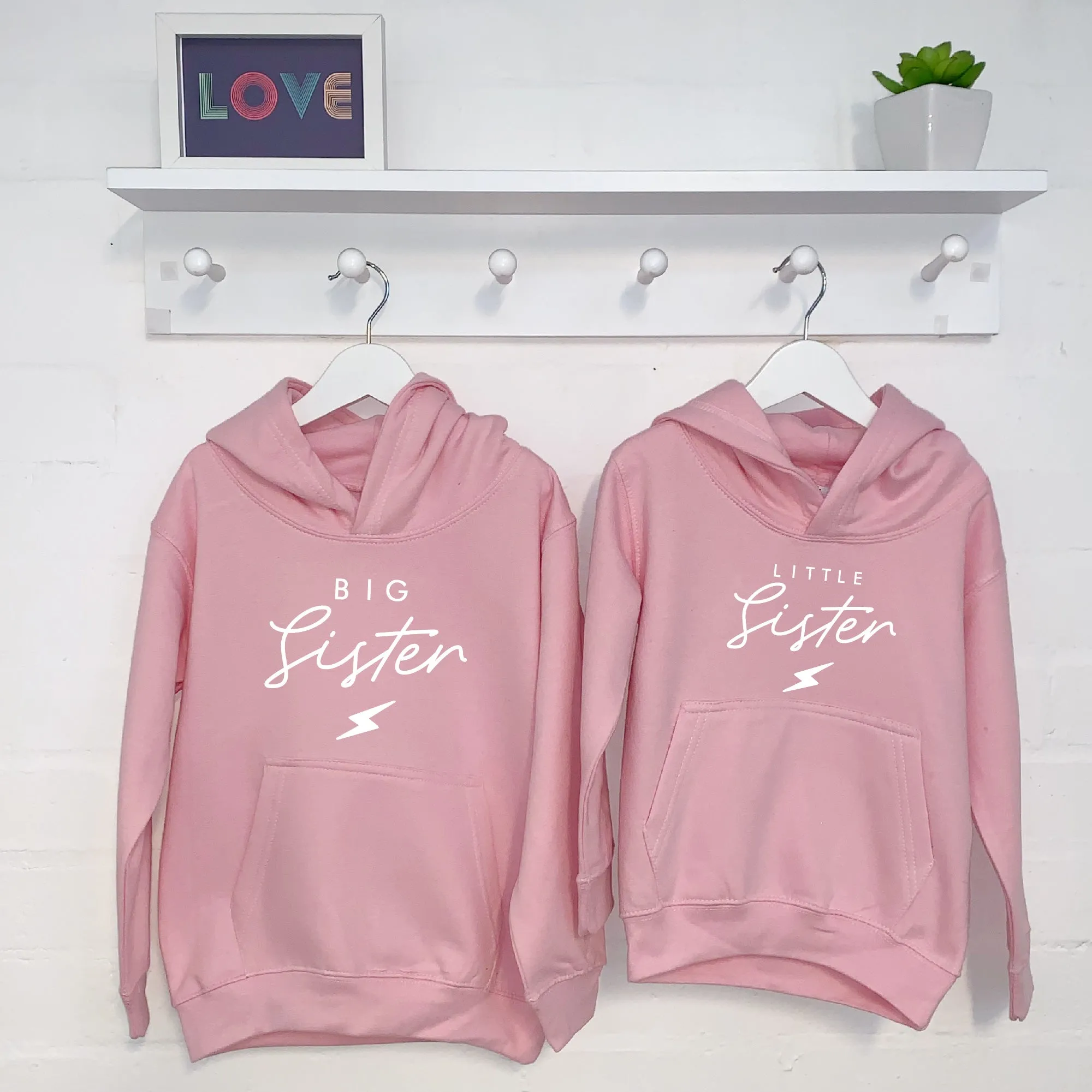 Lightning Bolt Brothers And Sisters Hoodie Set