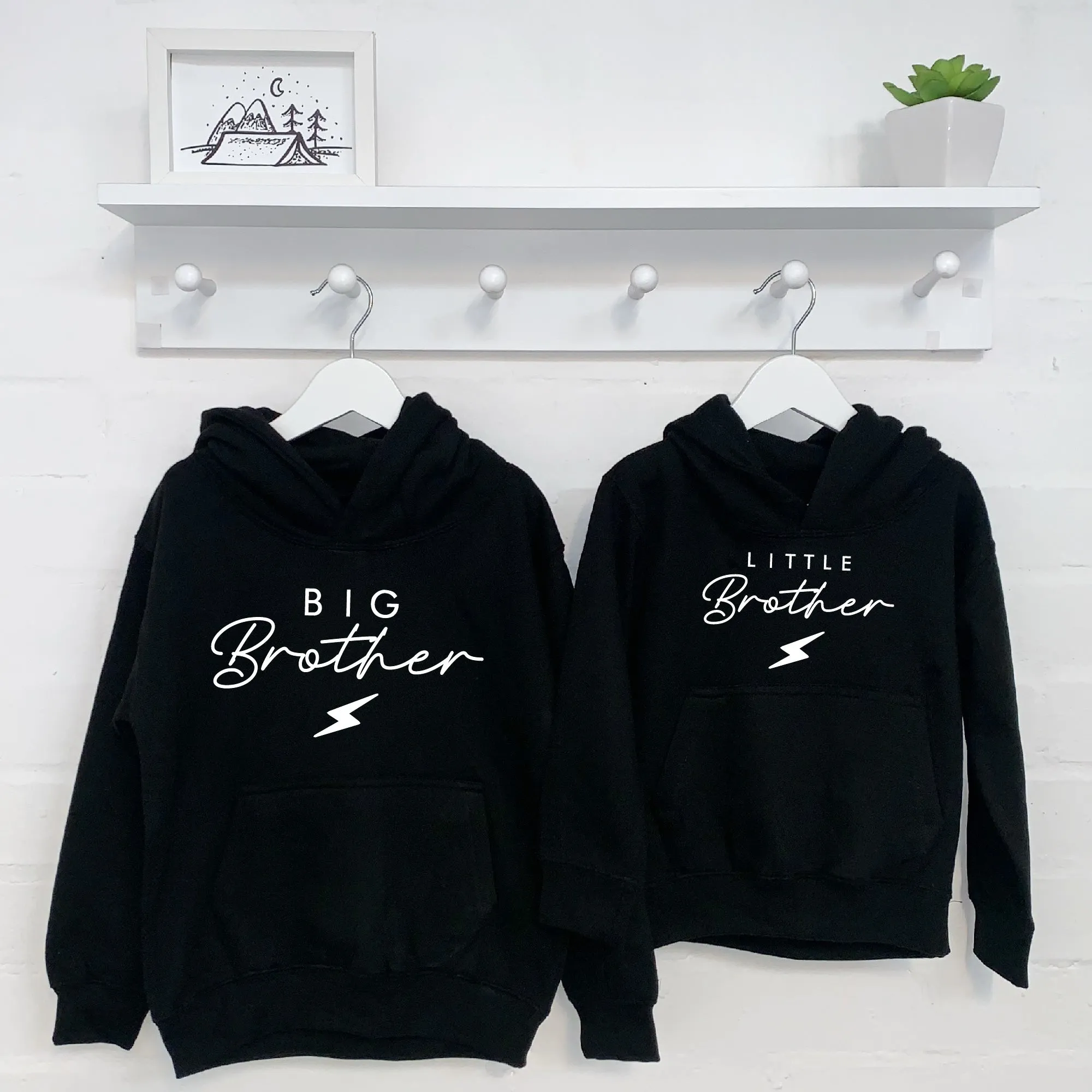 Lightning Bolt Brothers And Sisters Hoodie Set