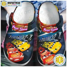 Lightning McQueen Personalized Crocs Leading The Pack Pixar Cars Cartoon Movie Clog Shoes