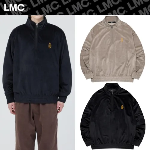 LMC  |Unisex Street Style Long Sleeves Logo Sweatshirts