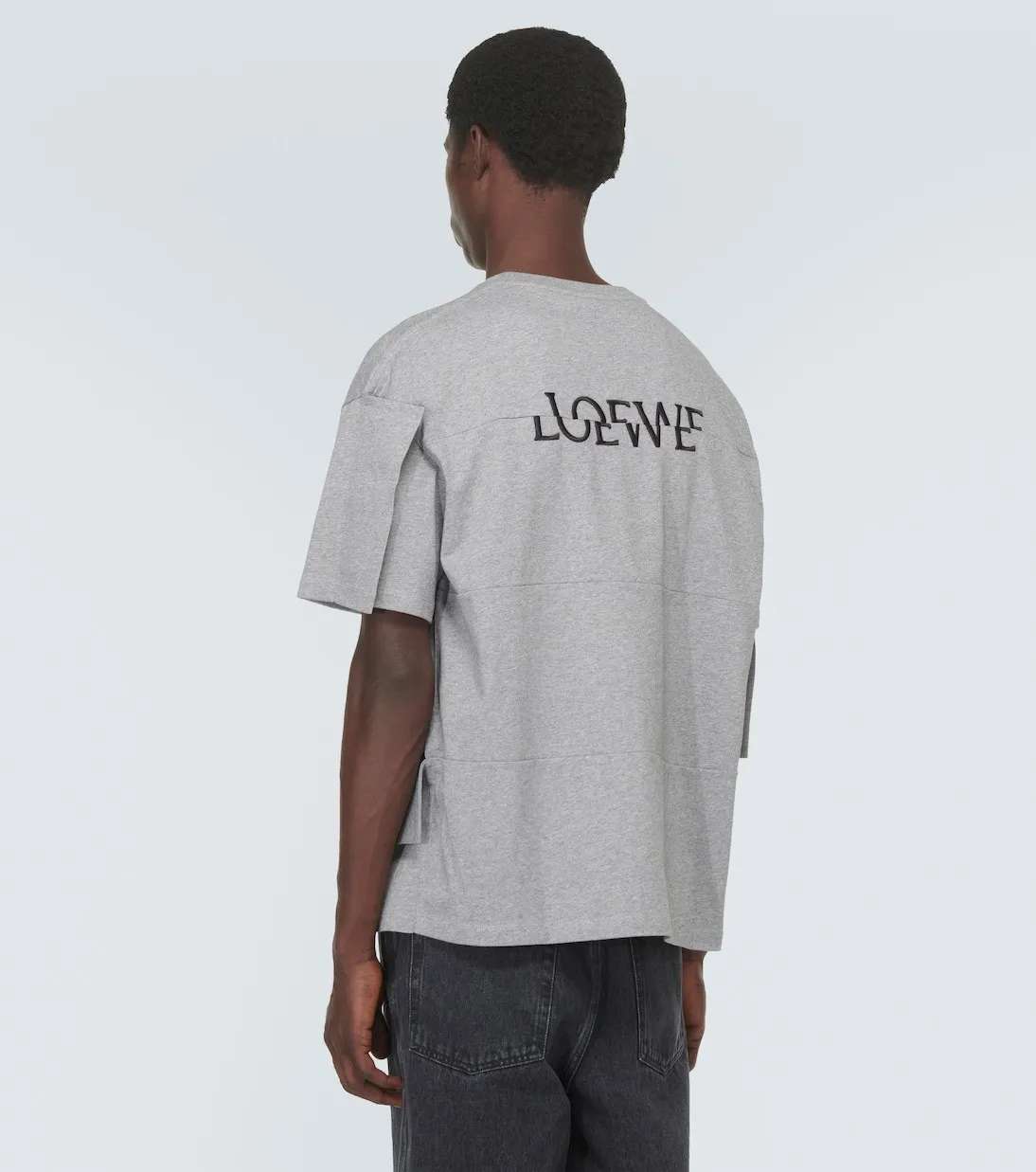 LOEWE  |Crew Neck Pullovers Unisex Street Style Plain Cotton