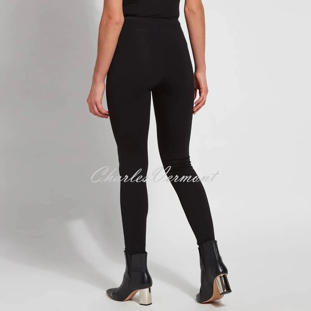 Lysse 'Taylor' Seamed Lightweight Ponte Legging – Style 1256 (Black)