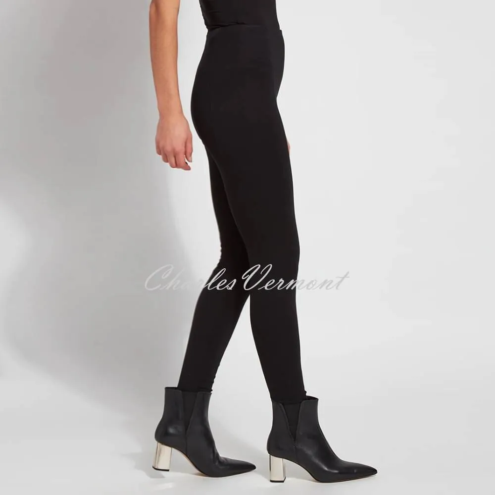 Lysse 'Taylor' Seamed Lightweight Ponte Legging – Style 1256 (Black)