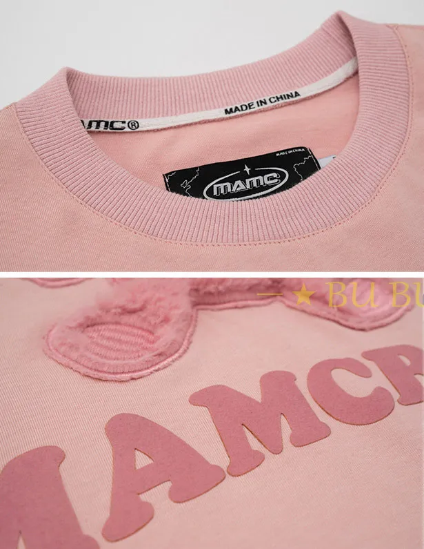 MAMC  |Crew Neck Pullovers Monogram Unisex Other Animal Patterns