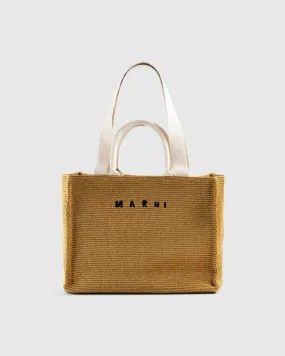 Marni – Large Raffia Tote Bag Raw Sienna/Natural | Highsnobiety Shop