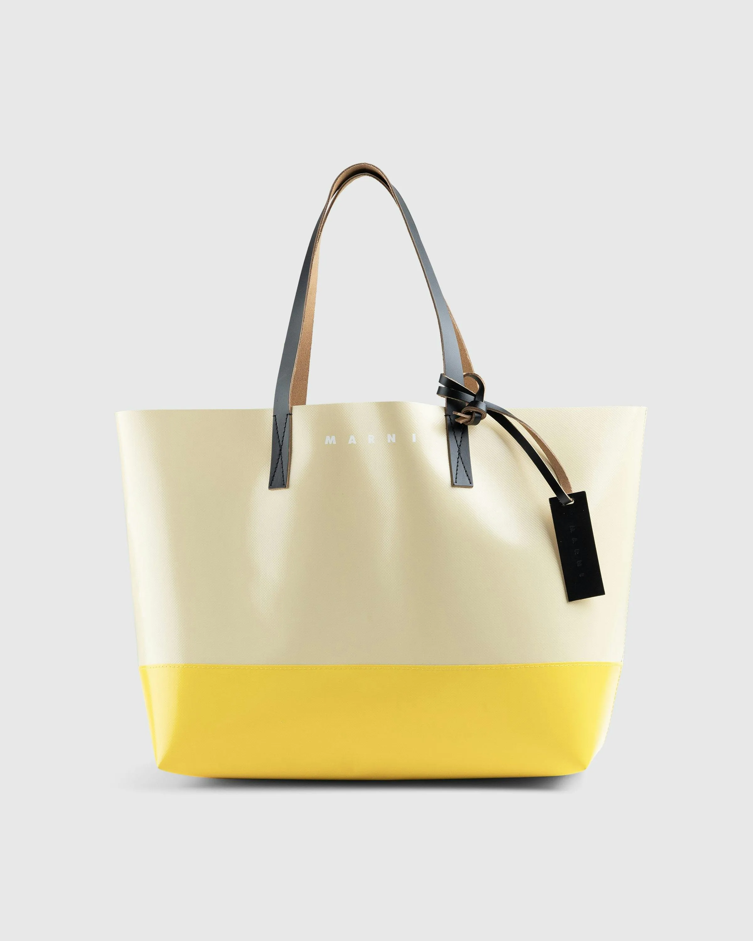 Marni – Tribeca Two-Tone Tote Bag Yellow | Highsnobiety Shop