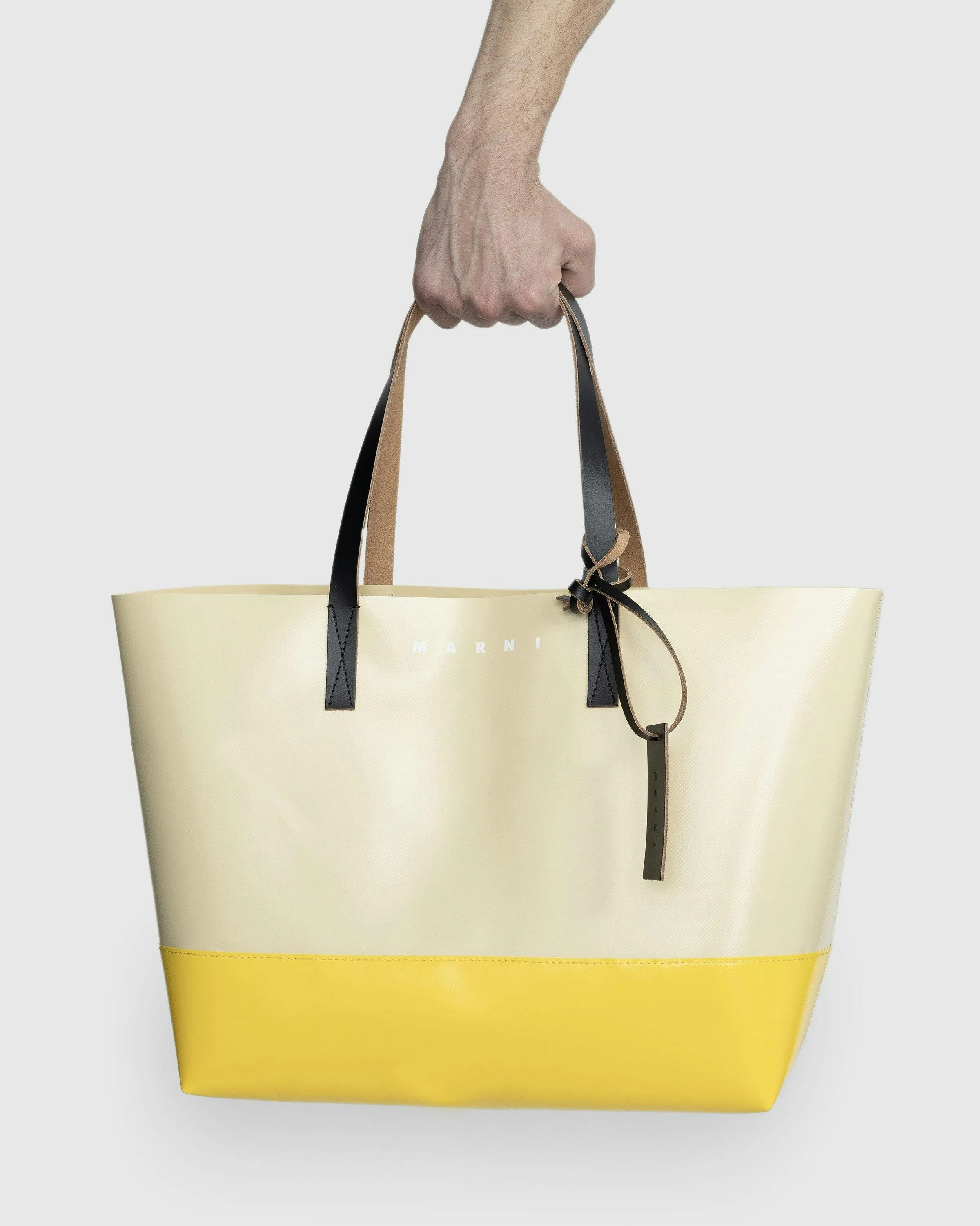 Marni – Tribeca Two-Tone Tote Bag Yellow | Highsnobiety Shop