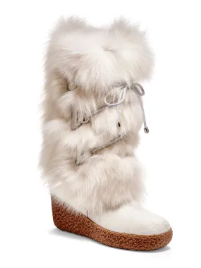 Melinda Cavallino Fur Boot