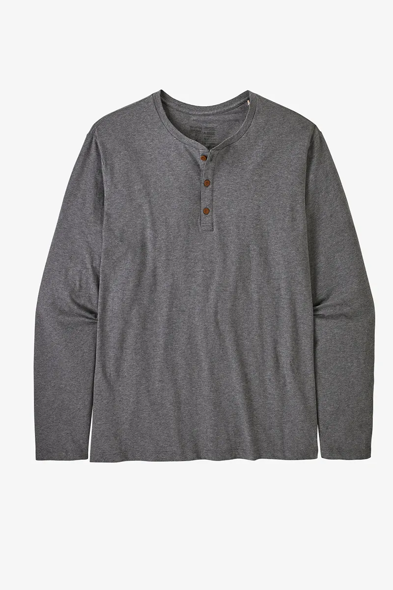 Men's Regenerative Organic Certified Long Sleeve Henley