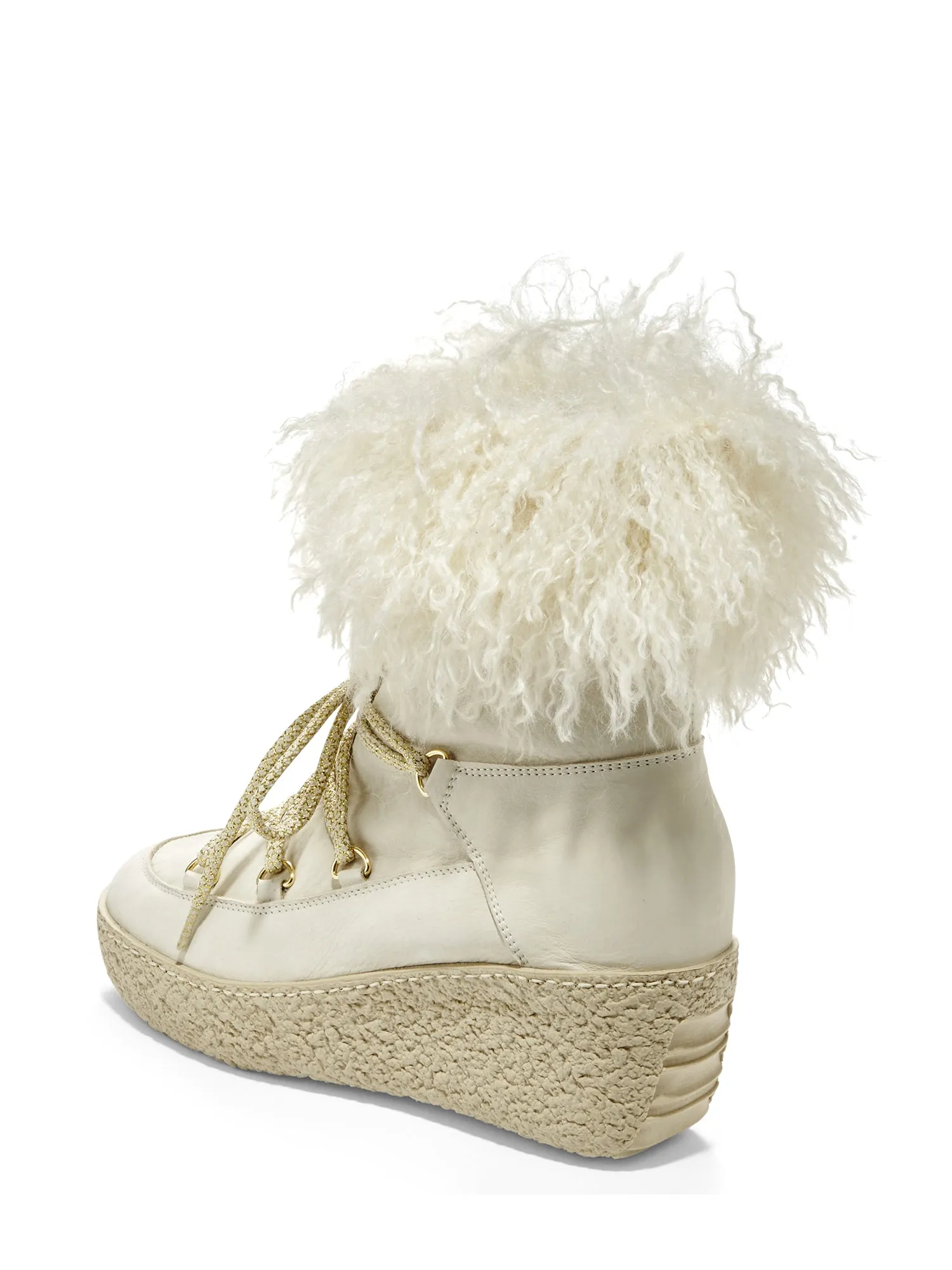 Micaela Mongolian Eco Fur Boot