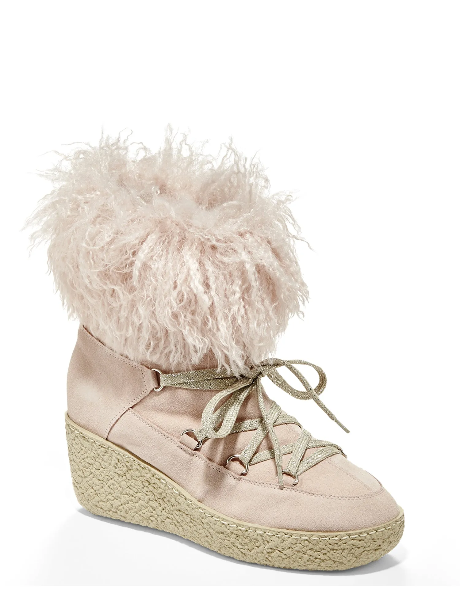 Micaela Mongolian Eco Fur Boot