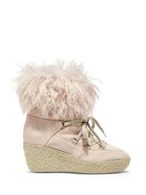 Micaela Mongolian Eco Fur Boot