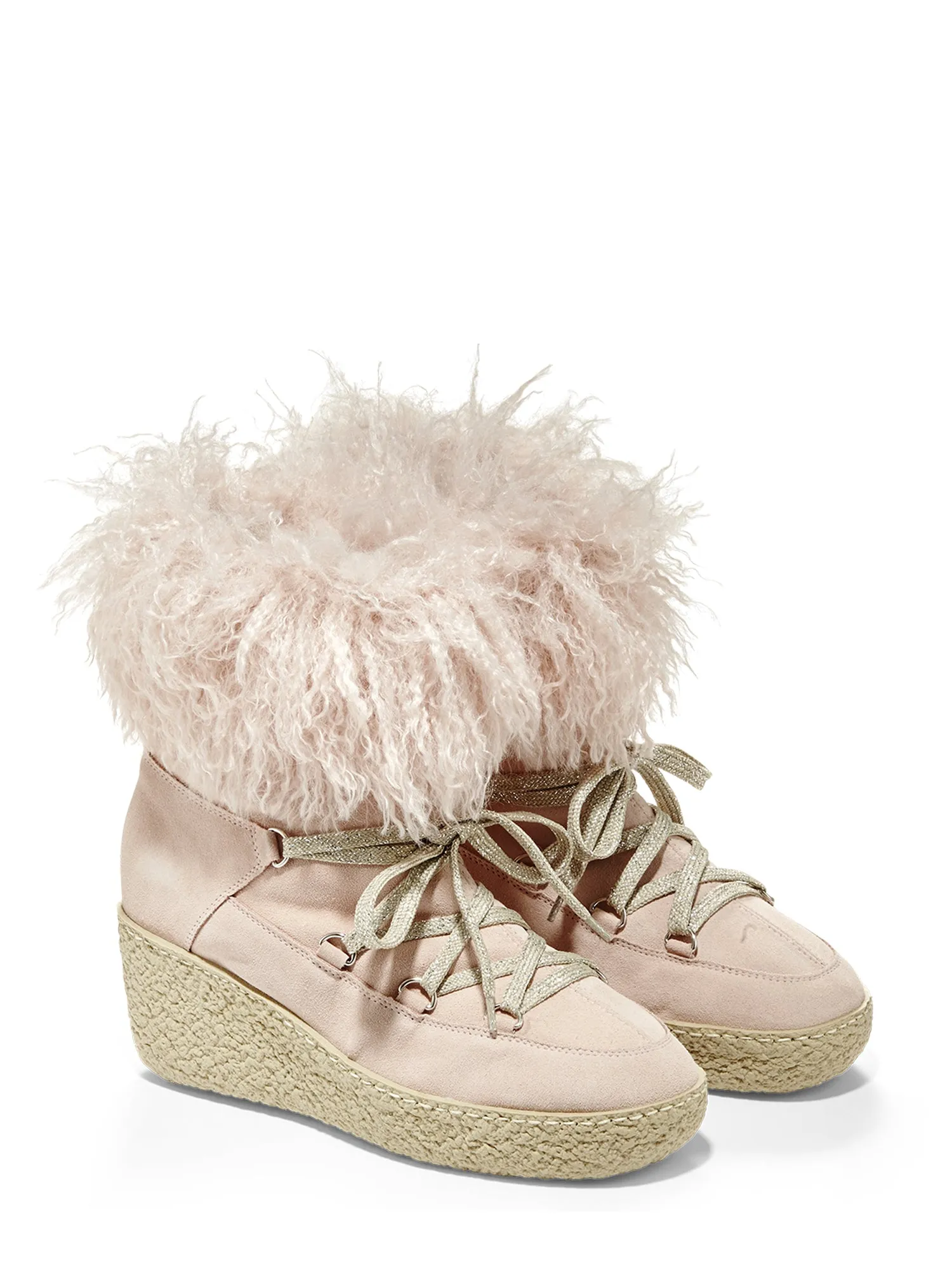 Micaela Mongolian Eco Fur Boot