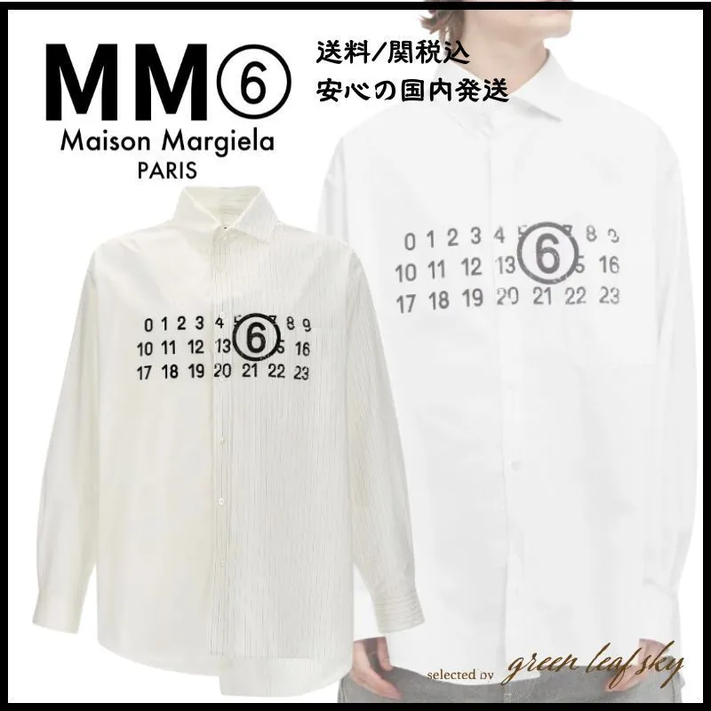 MM6 Maison Margiela  |Long Sleeves Cotton Shirts