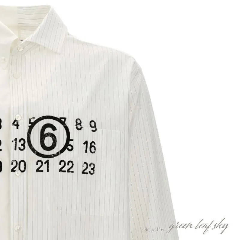 MM6 Maison Margiela  |Long Sleeves Cotton Shirts