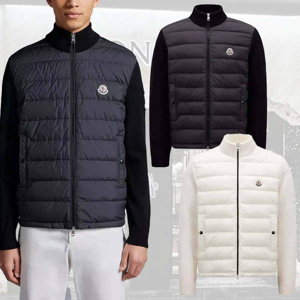 MONCLER  |Padded Cotton Zip-Up Cardigan