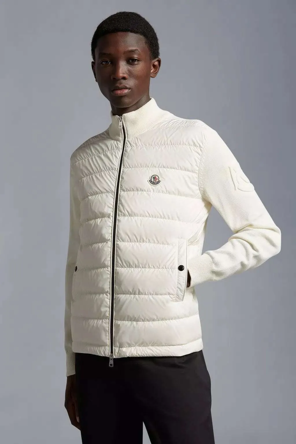 MONCLER  |Padded Cotton Zip-Up Cardigan