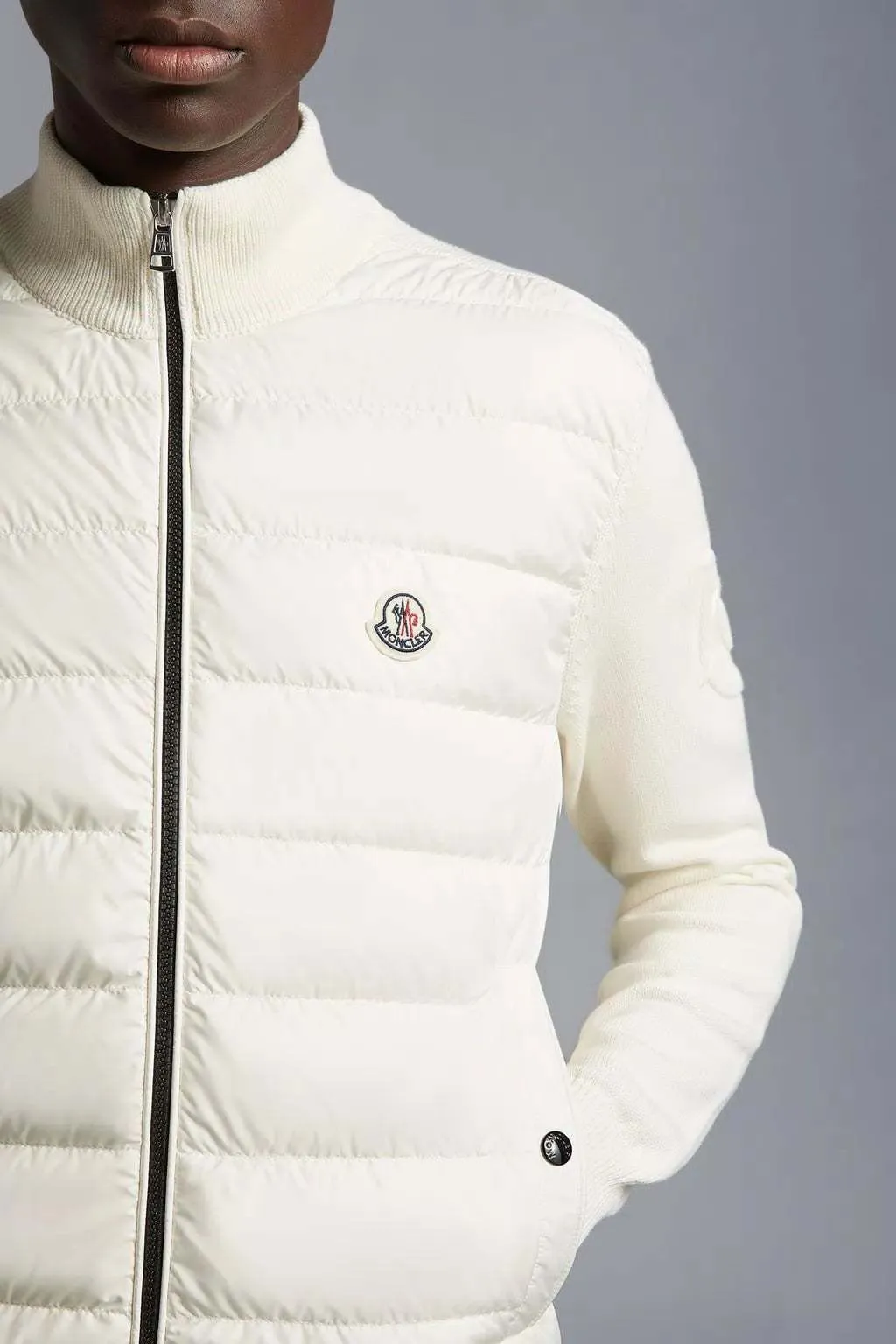 MONCLER  |Padded Cotton Zip-Up Cardigan