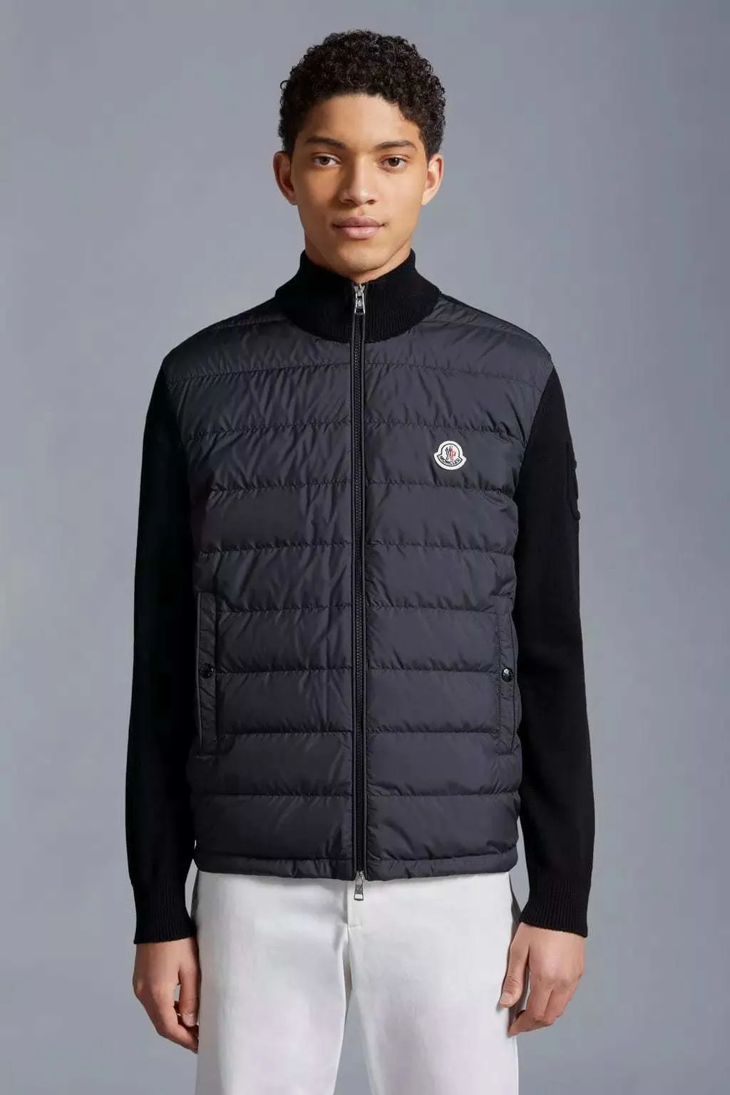 MONCLER  |Padded Cotton Zip-Up Cardigan