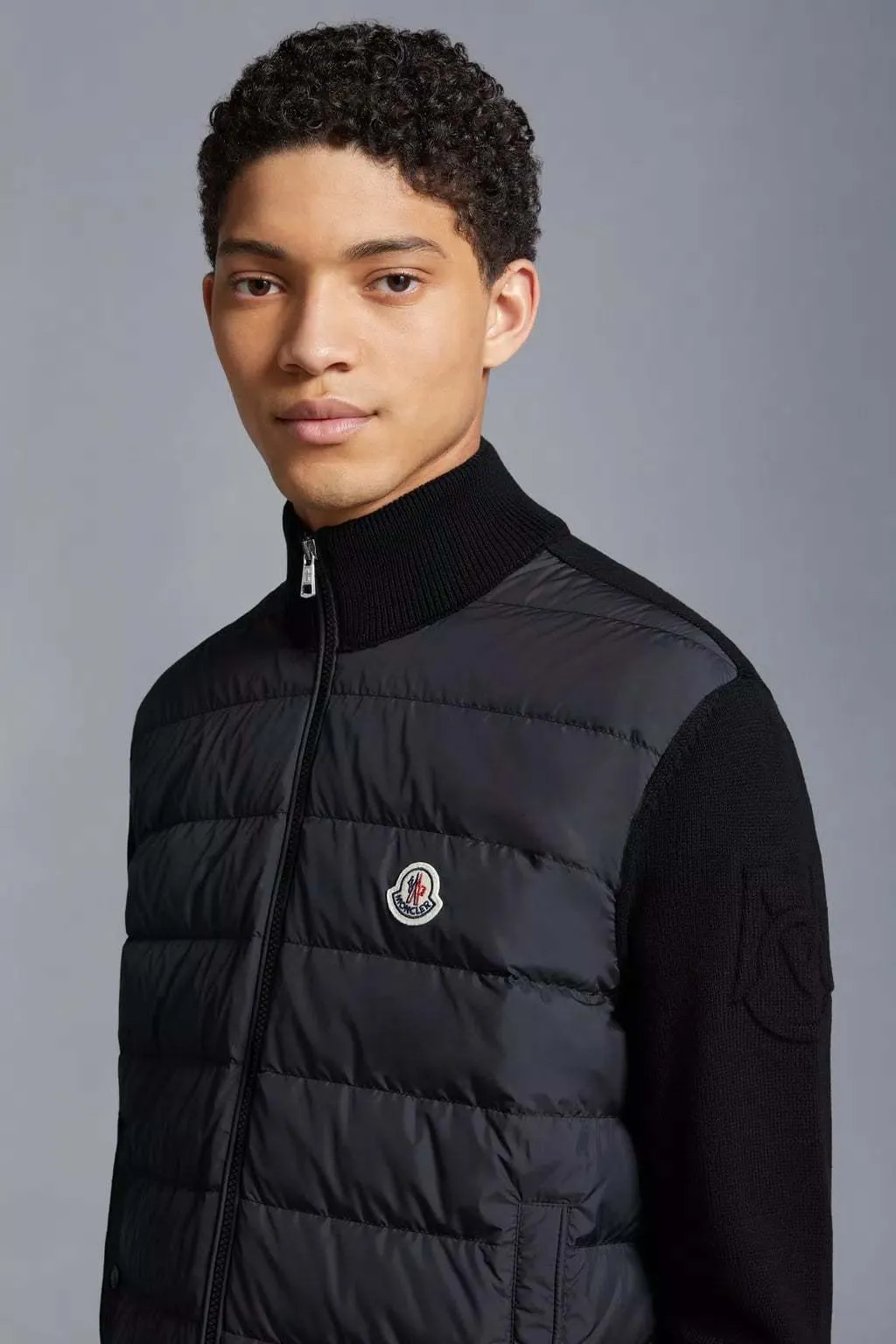 MONCLER  |Padded Cotton Zip-Up Cardigan