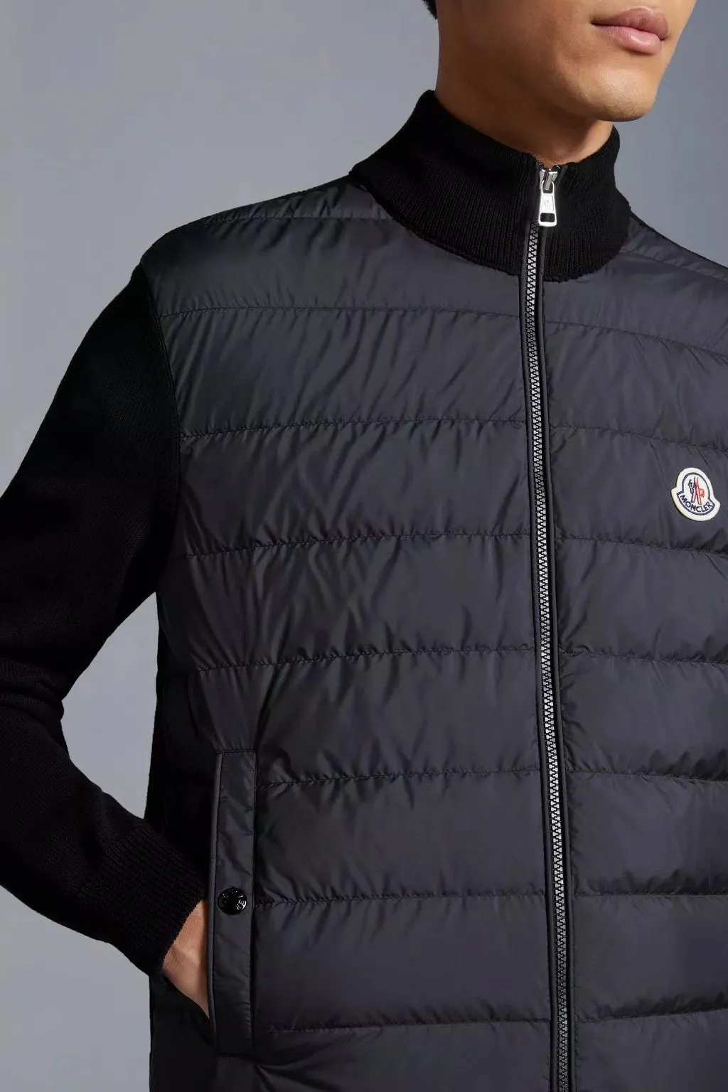 MONCLER  |Padded Cotton Zip-Up Cardigan