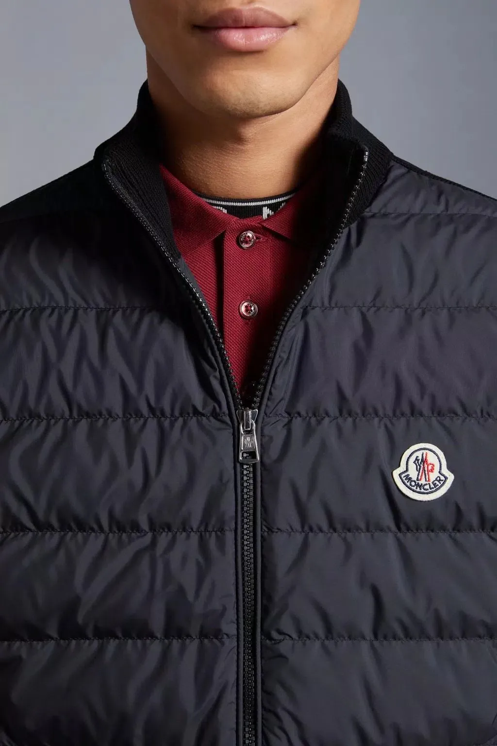 MONCLER  |Padded Cotton Zip-Up Cardigan