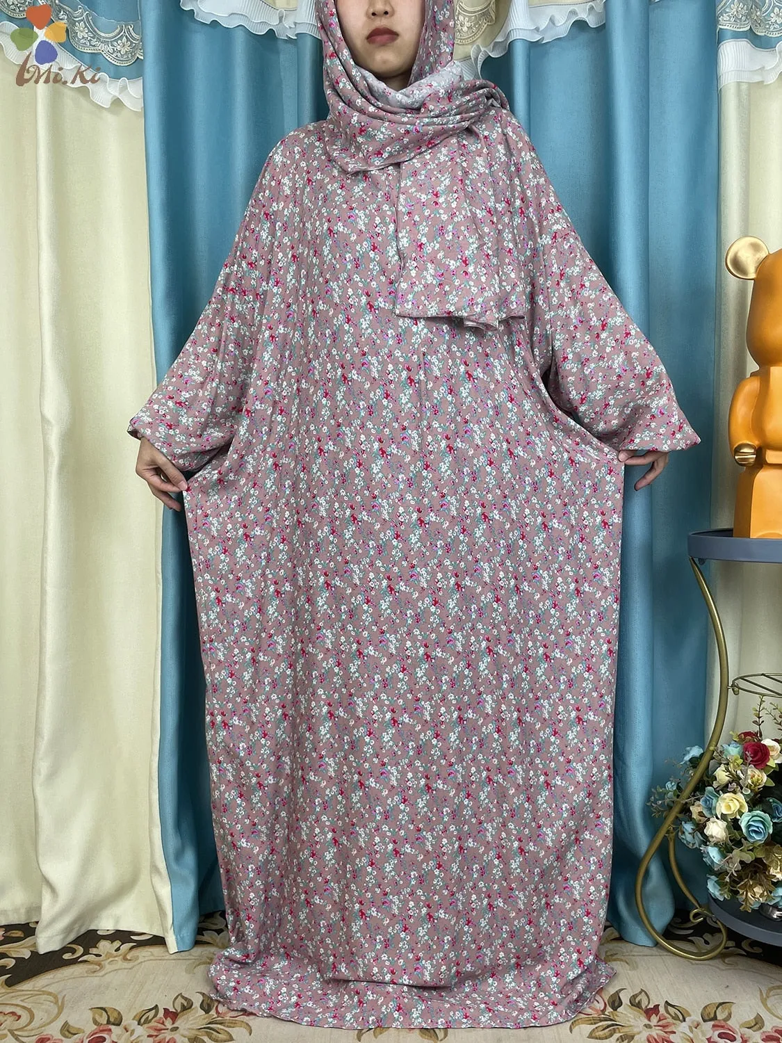 Muslim Cotton Abaya For Women