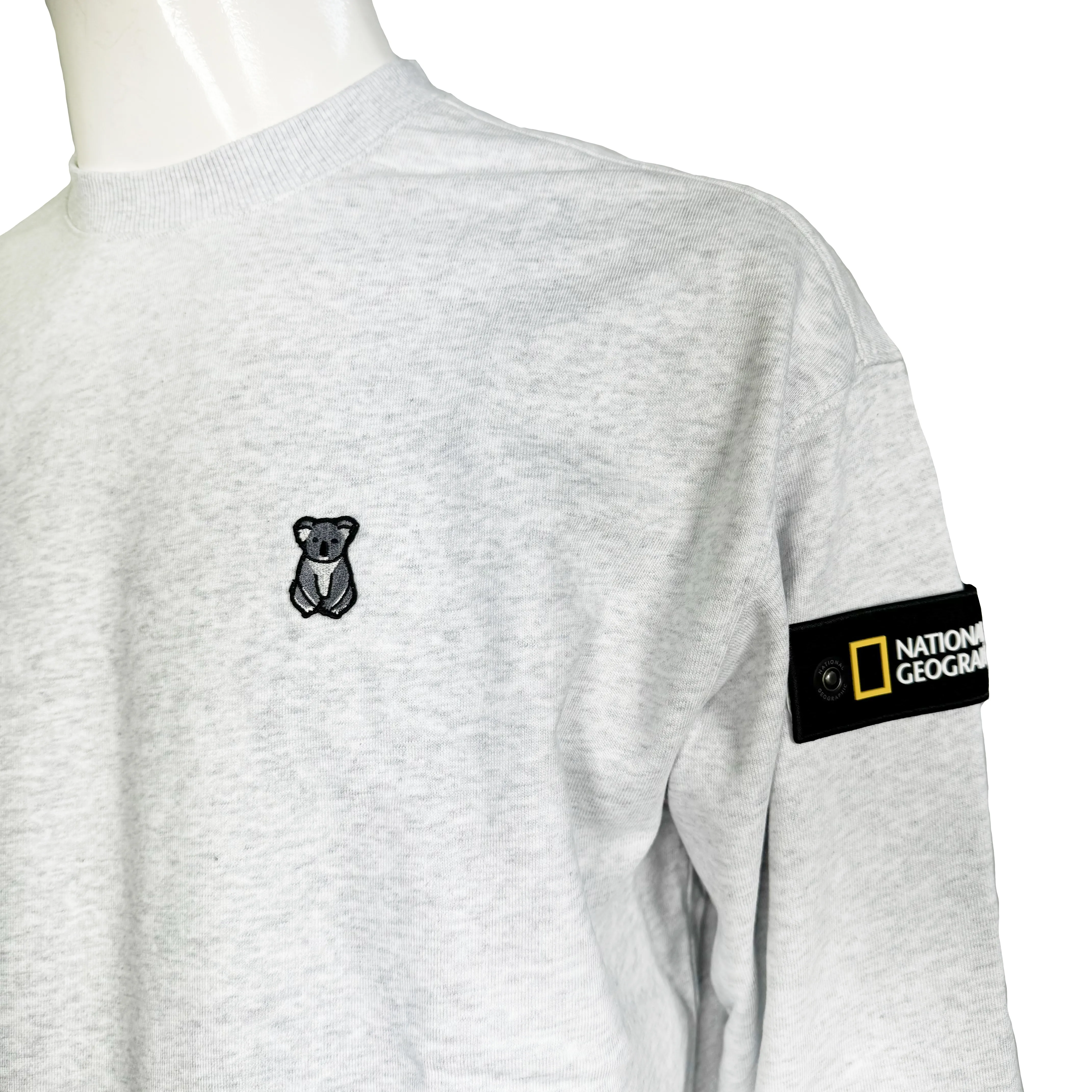 NATIONAL GEOGRAPHIC  |Unisex Street Style Long Sleeves Logo Sweatshirts