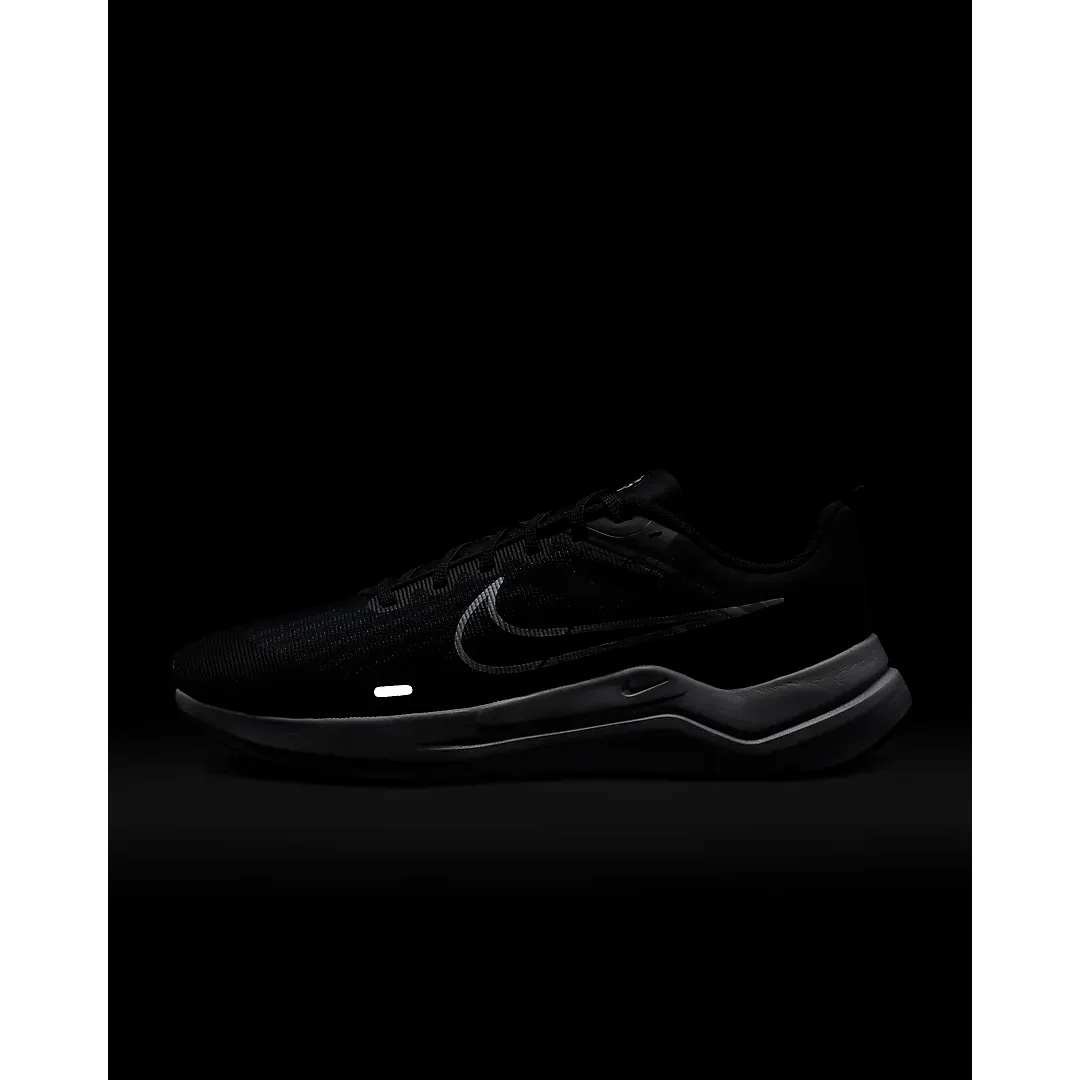 Nike Men's Downshifter 12 Shoes - Black / Dark Smoke Grey / Pure Platinum / White