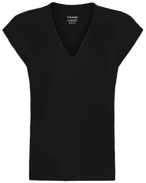 Noir Le Mid Rise V Neck Tee