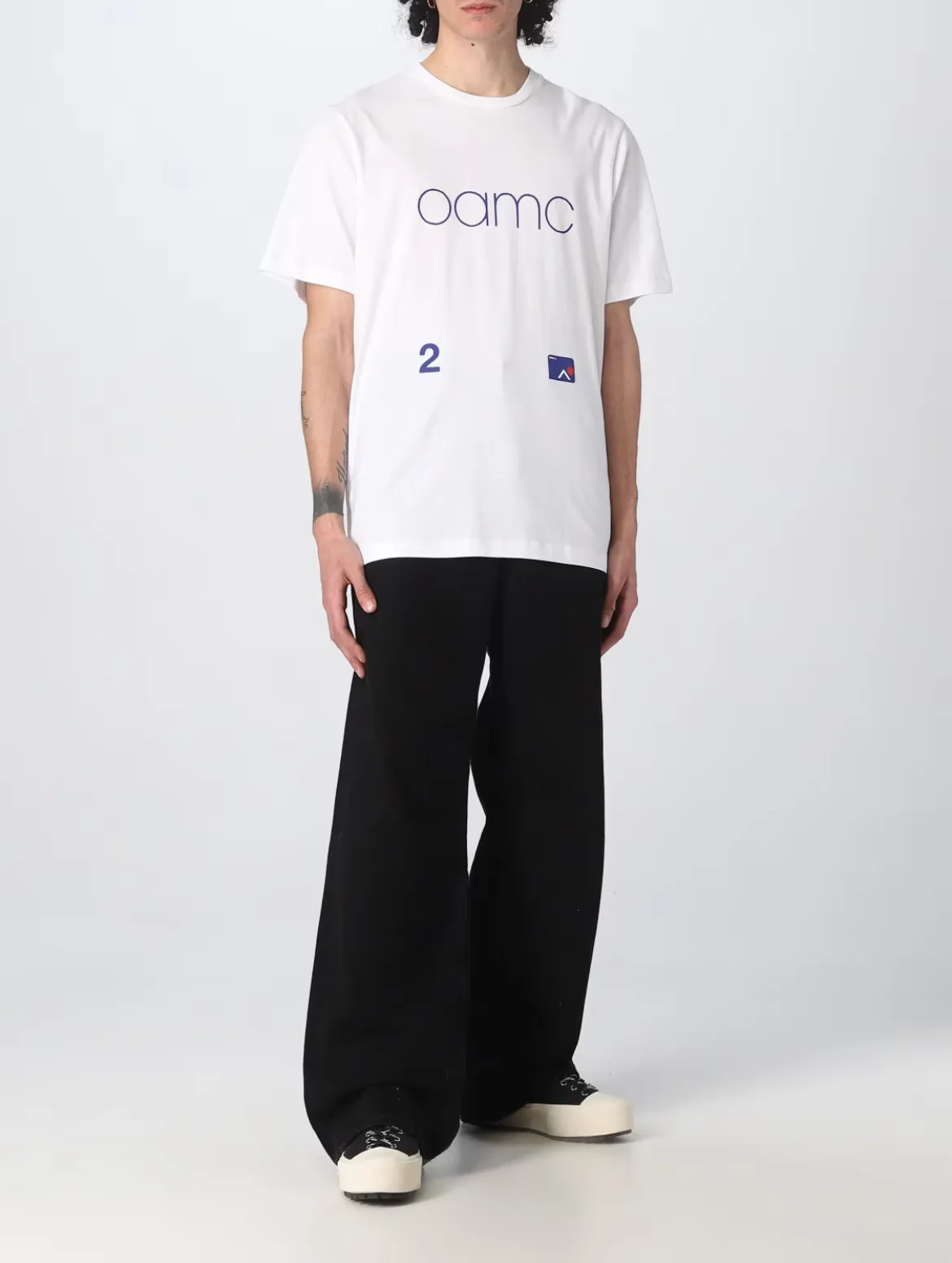 OAMC  |Crew Neck Pullovers Street Style U-Neck Plain Cotton