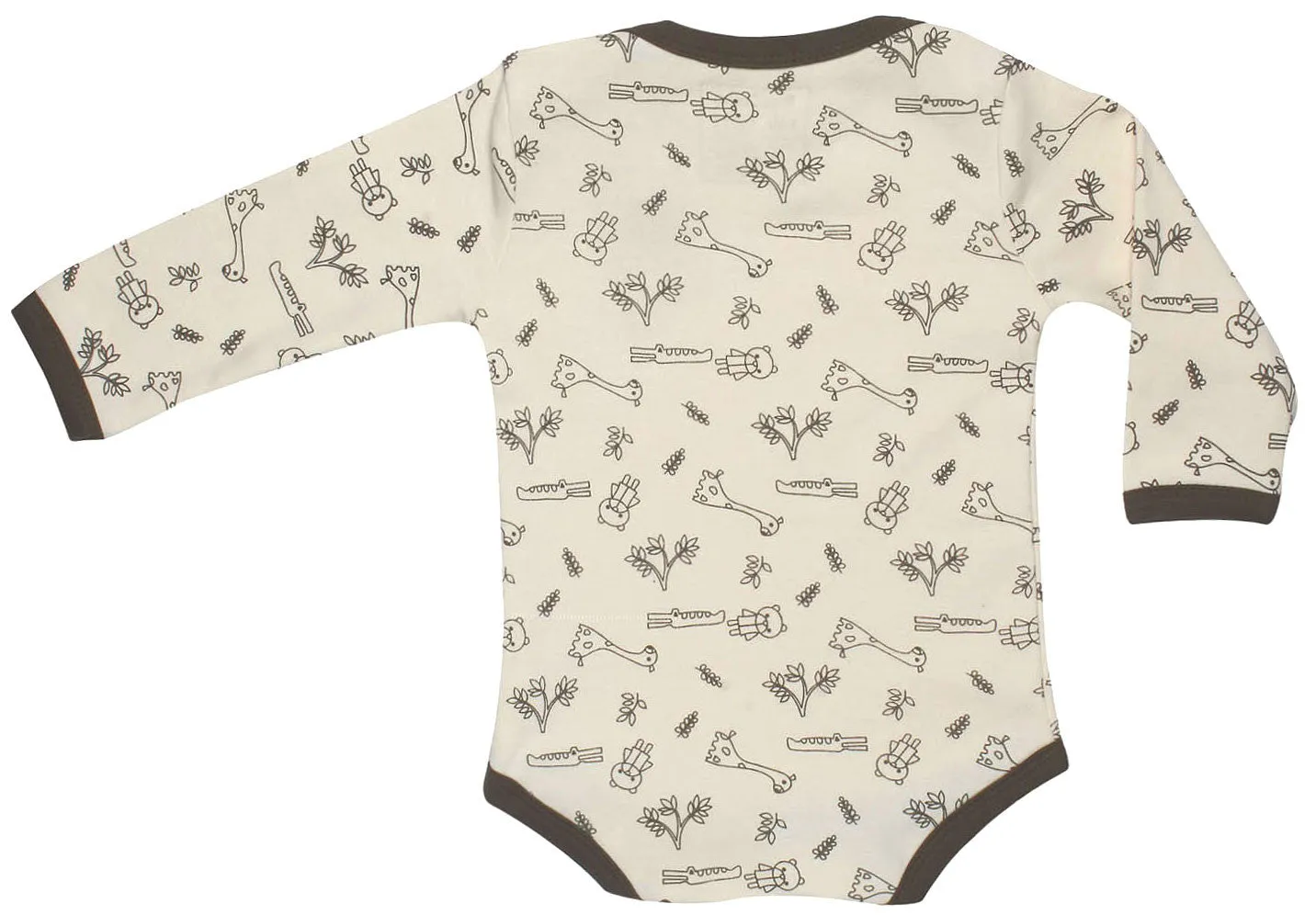 Organic Baby Long Sleeve Onesies GOTS Certified Cotton (Grey)