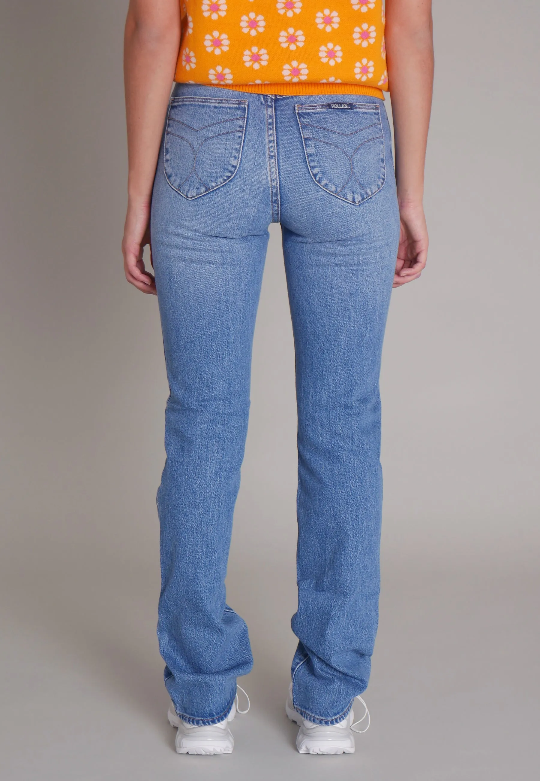 Original Straight Long Jeans - brad blue