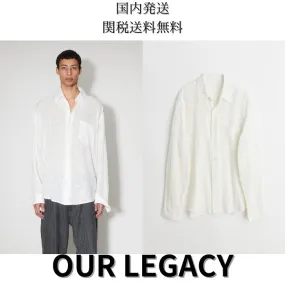 OUR LEGACY  |Long Sleeves Plain Cotton Shirts