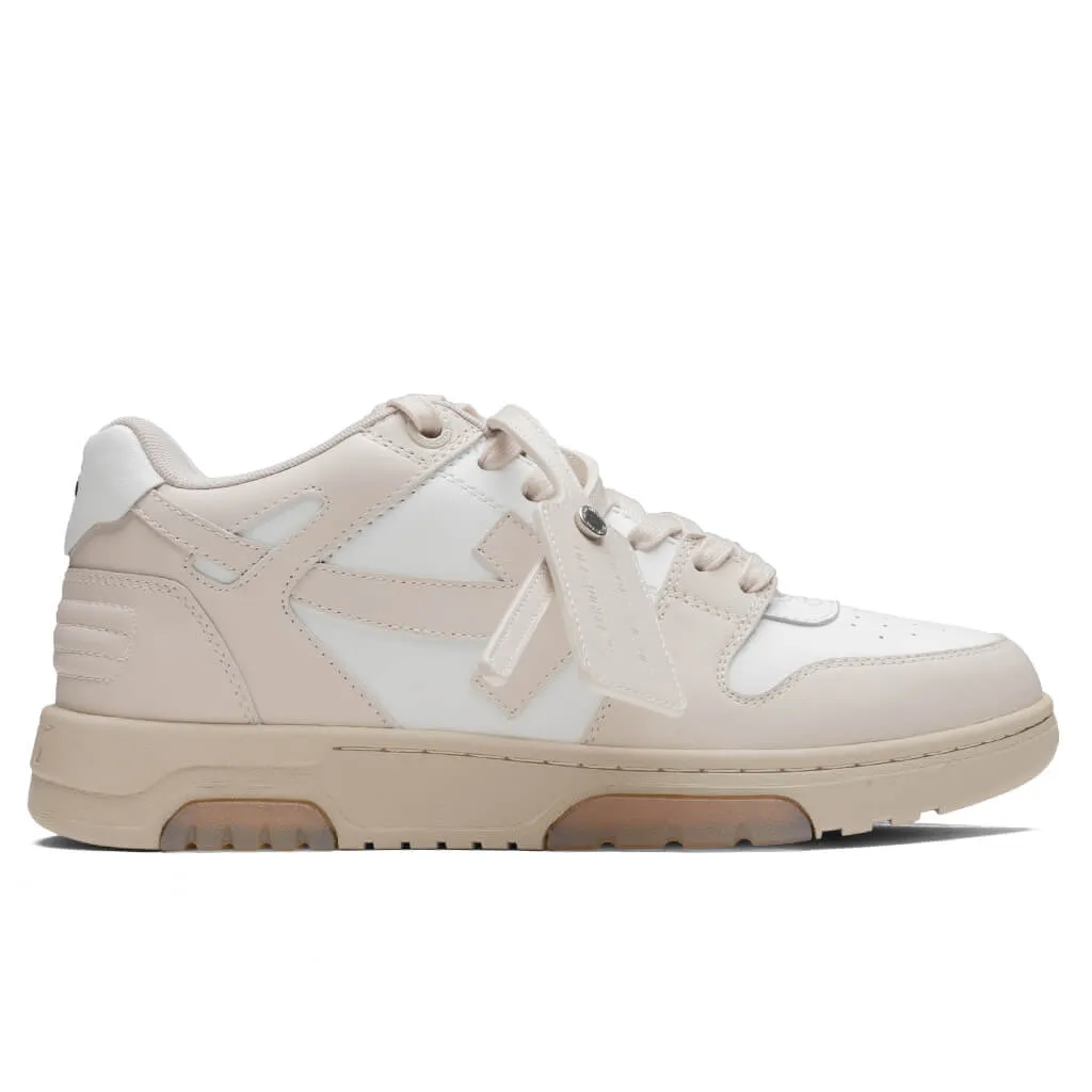 Out Of Office Calf Leather - Beige/White