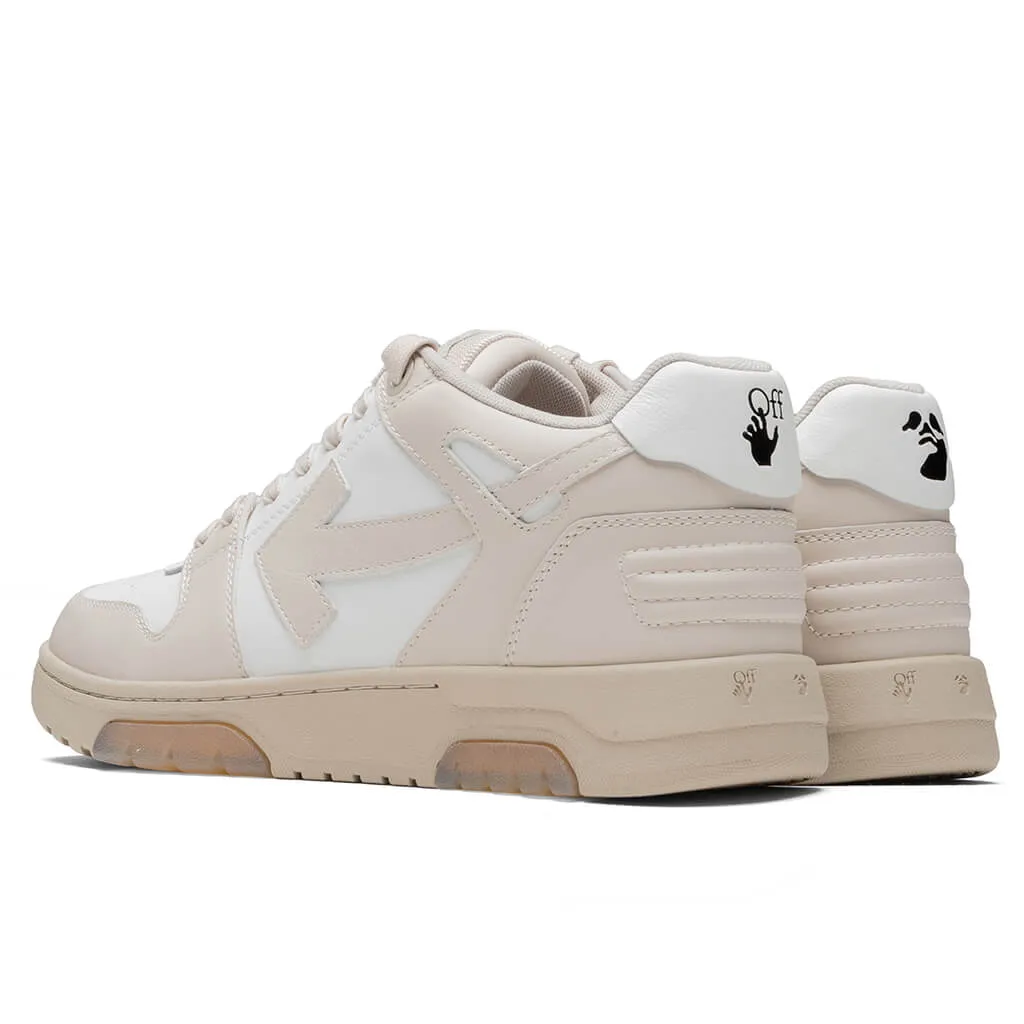 Out Of Office Calf Leather - Beige/White