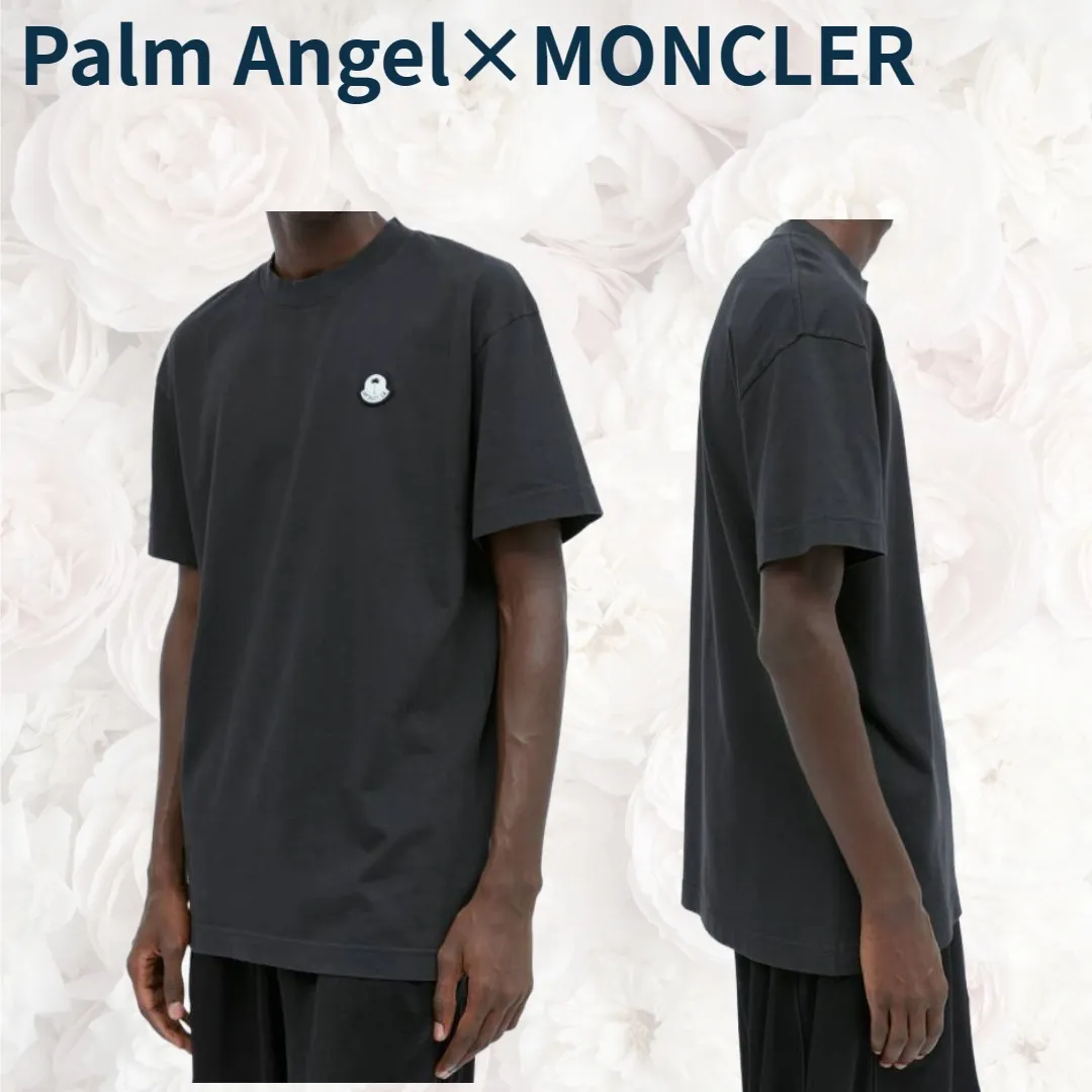 Palm Angels  |Crew Neck Pullovers Street Style Collaboration Plain Cotton