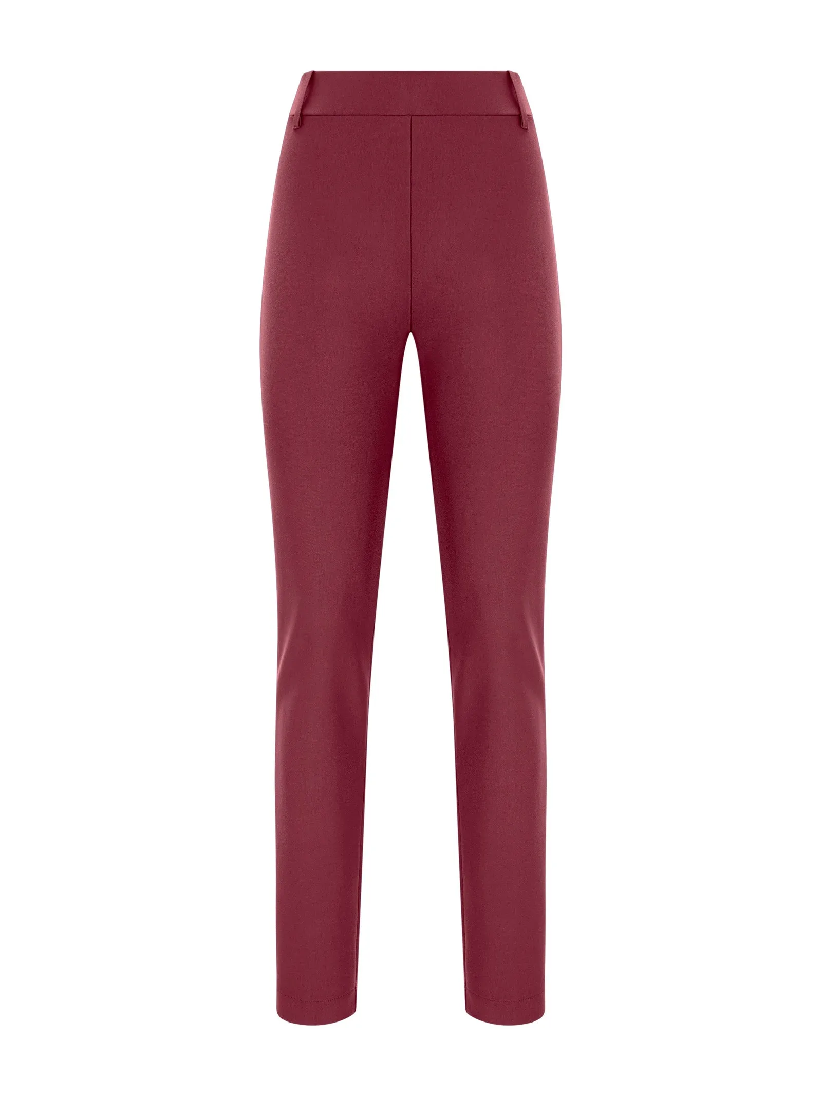 Pantalone a sigaretta in tessuto Compact - Tibetan Red