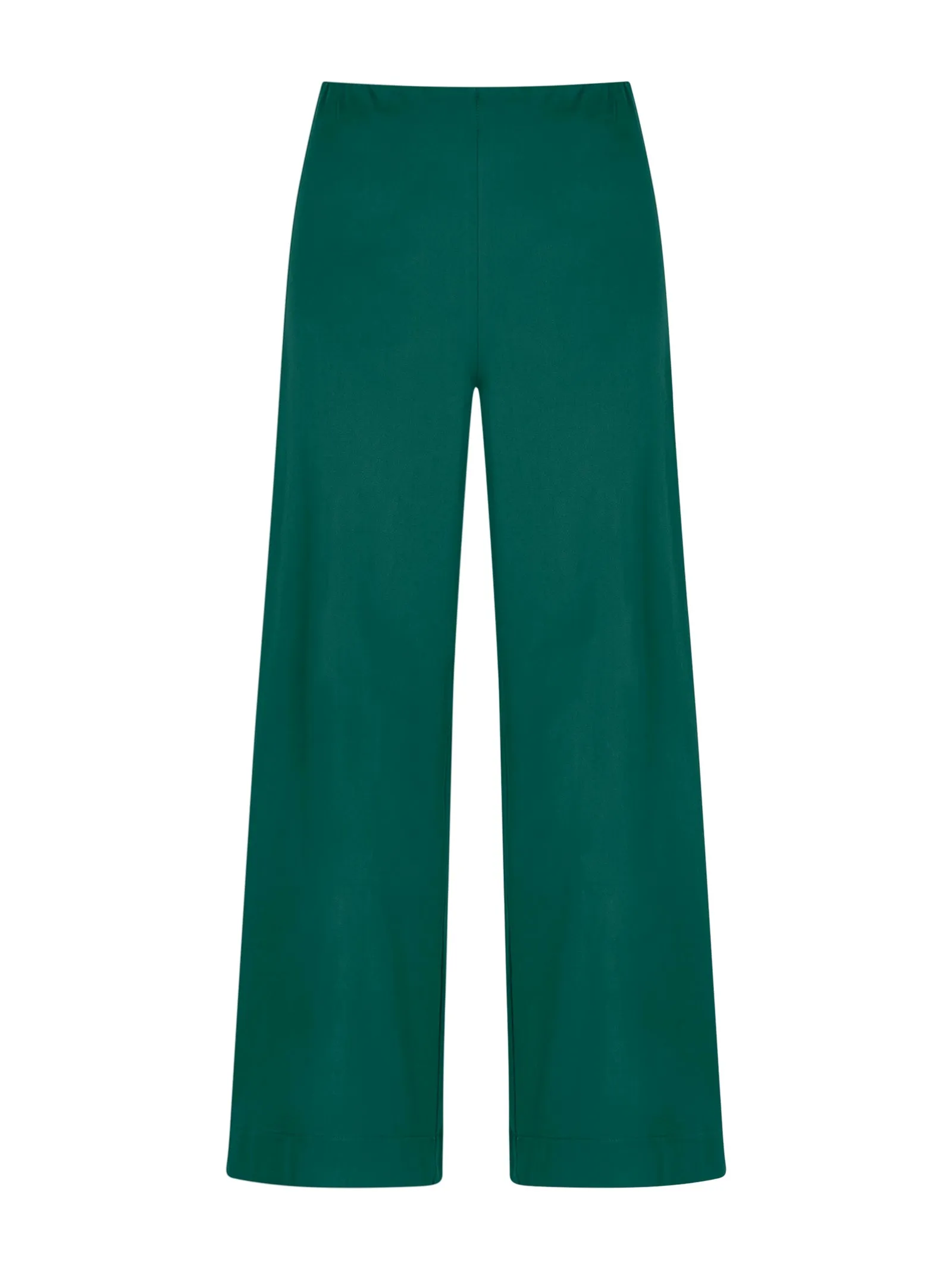 Pantalone ampio alla caviglia in Satin Power - Aventurine