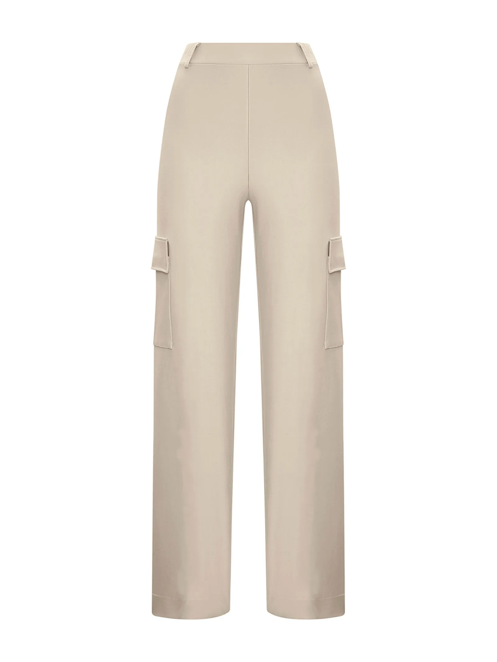 Pantalone cargo in tessuto Compact - Champignon