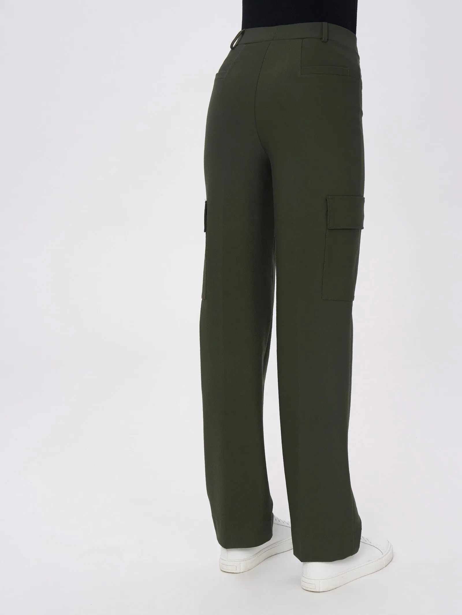 Pantalone cargo in tessuto Compact - Kombu Green